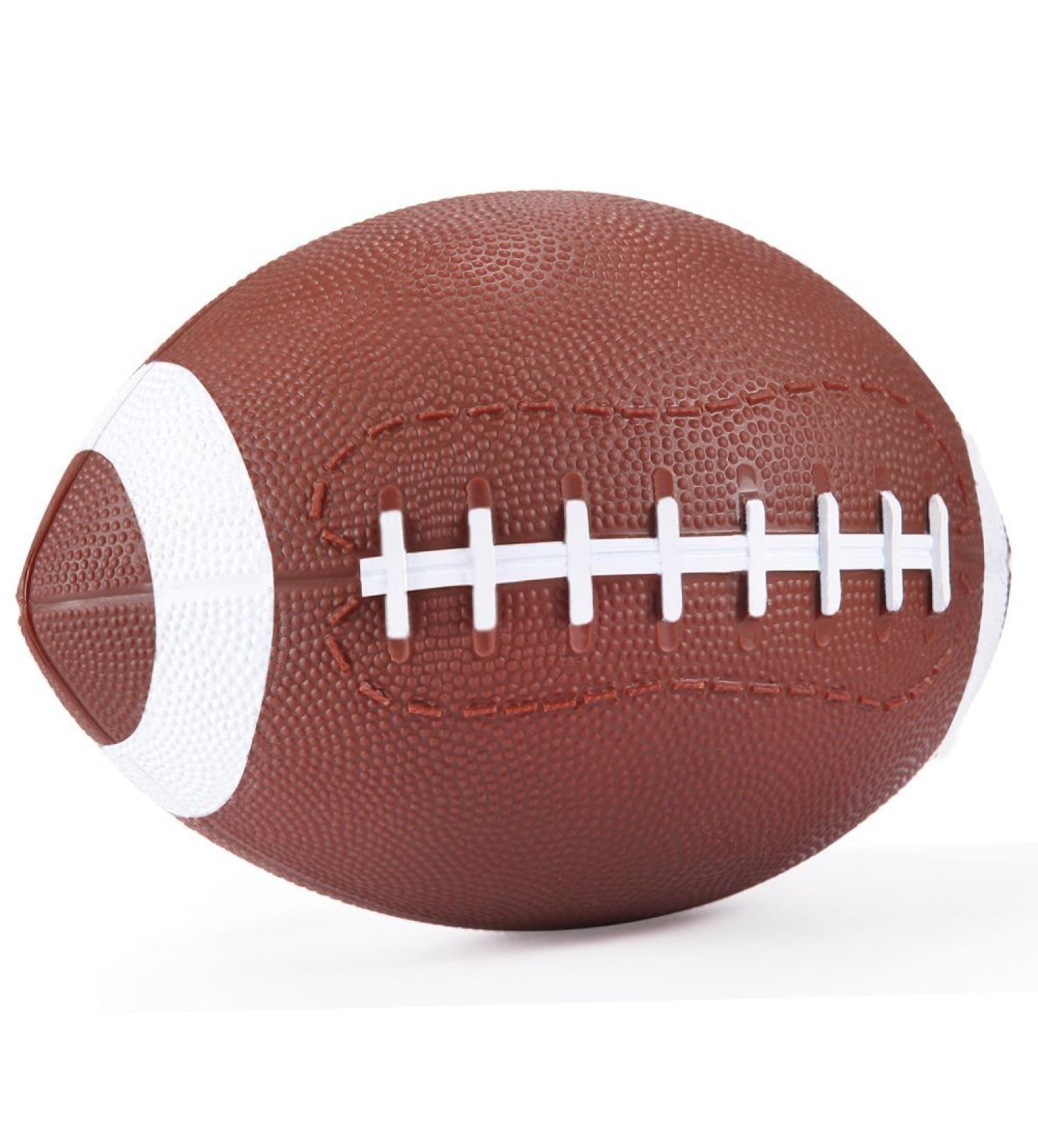 Stylife Mini Inflatable Football 7.5 Inch Playground Ball for Kids & Junior Outdoor Games - Brown - Buy Online on GoSupps.com