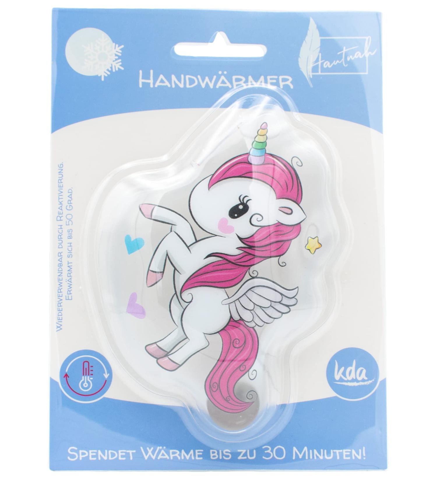 KDA Reusable Handw rmer | Taschenw rmer f r Kinder & Erwachsene | Winter Fingerw rmer mit verschiedenen Motiven | Ideal f r Sport & Freizeit | Einhorn Design - Buy Online on GoSupps.com