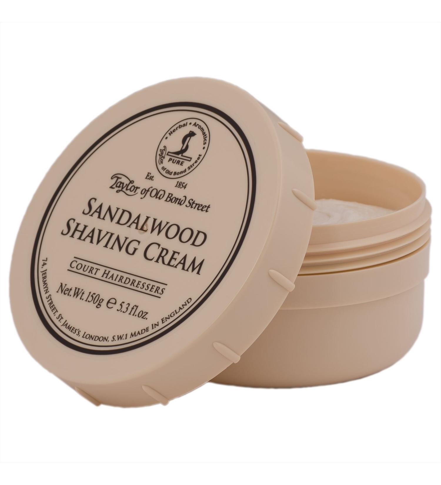 Taylor of Old Bond Street Sandalwood Shaving Cream Bowl - 5.3 oz - Buy Online on GoSupps.com