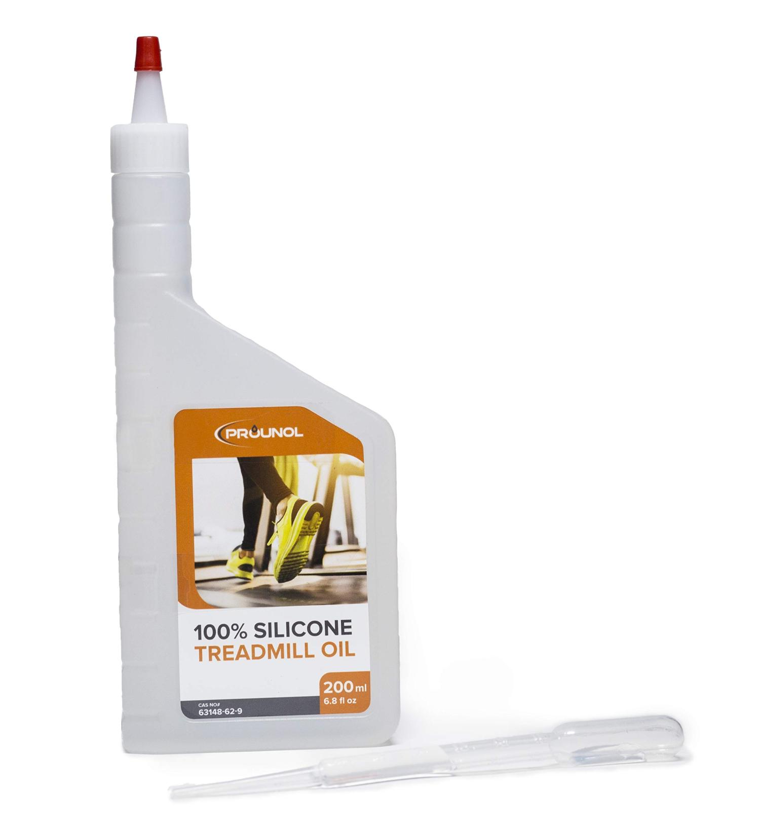 Prounol 100% Silicone Treadmill Lubricant 6.8oz - Easy Application Belt Lubricant for All Brands - Ultra Precise Silicone Oil Applicator - Buy Online on GoSupps.com