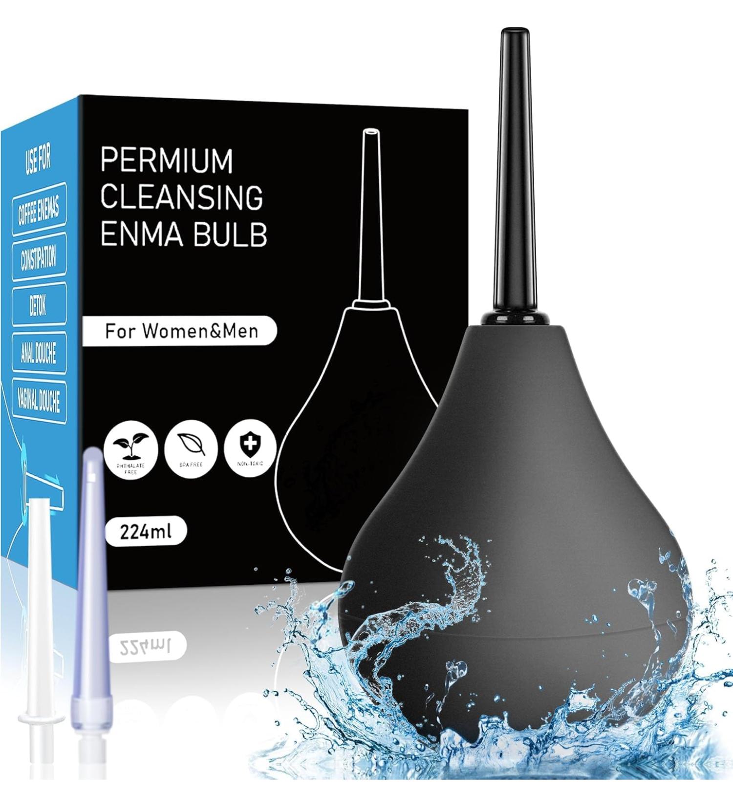  Onegreen Intestinal and intimate cleansing shower Intestinal irrigator Anal and vaginal douche with 3 removable nozzles - Buy Online on GoSupps.com