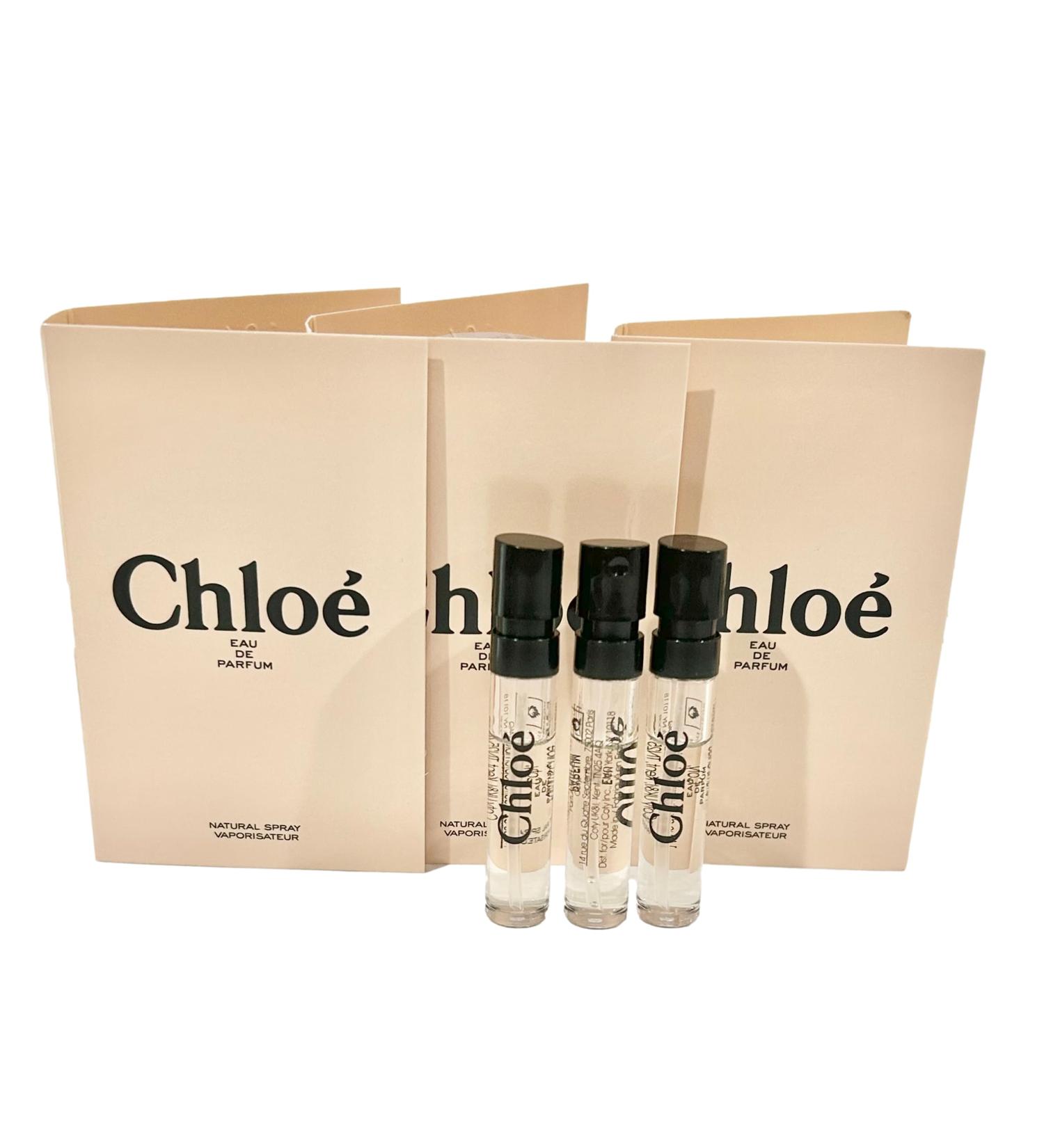 Chloe Eau De Parfum Sample Perfume WOMEN Spray 1.2 ml / 0.04 oz - set of 3 - Buy Online on GoSupps.com