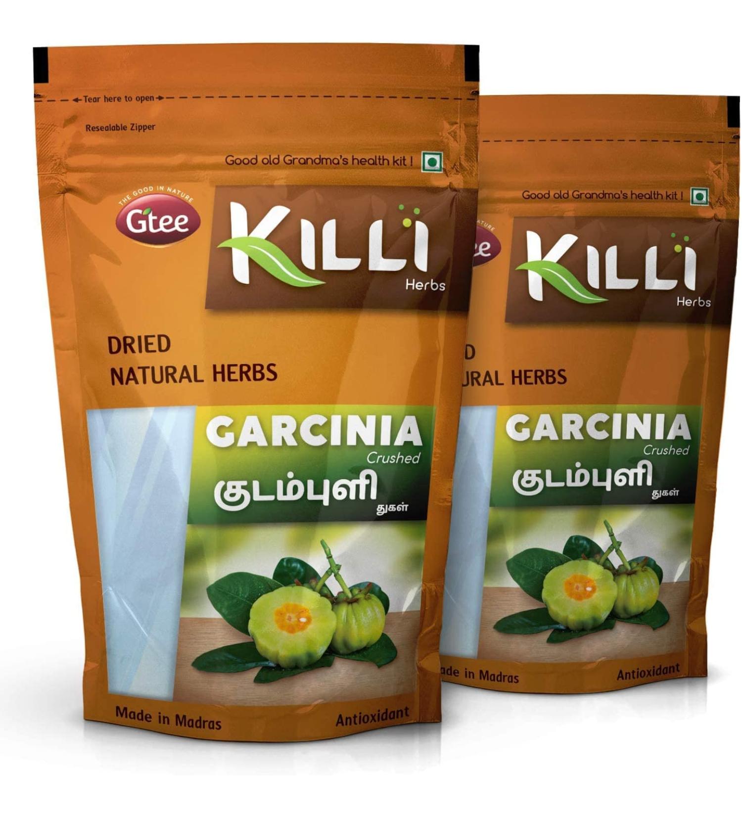 QURA Garcinia cambogia | Kudampuli Crushed 100g (Pack of 2)