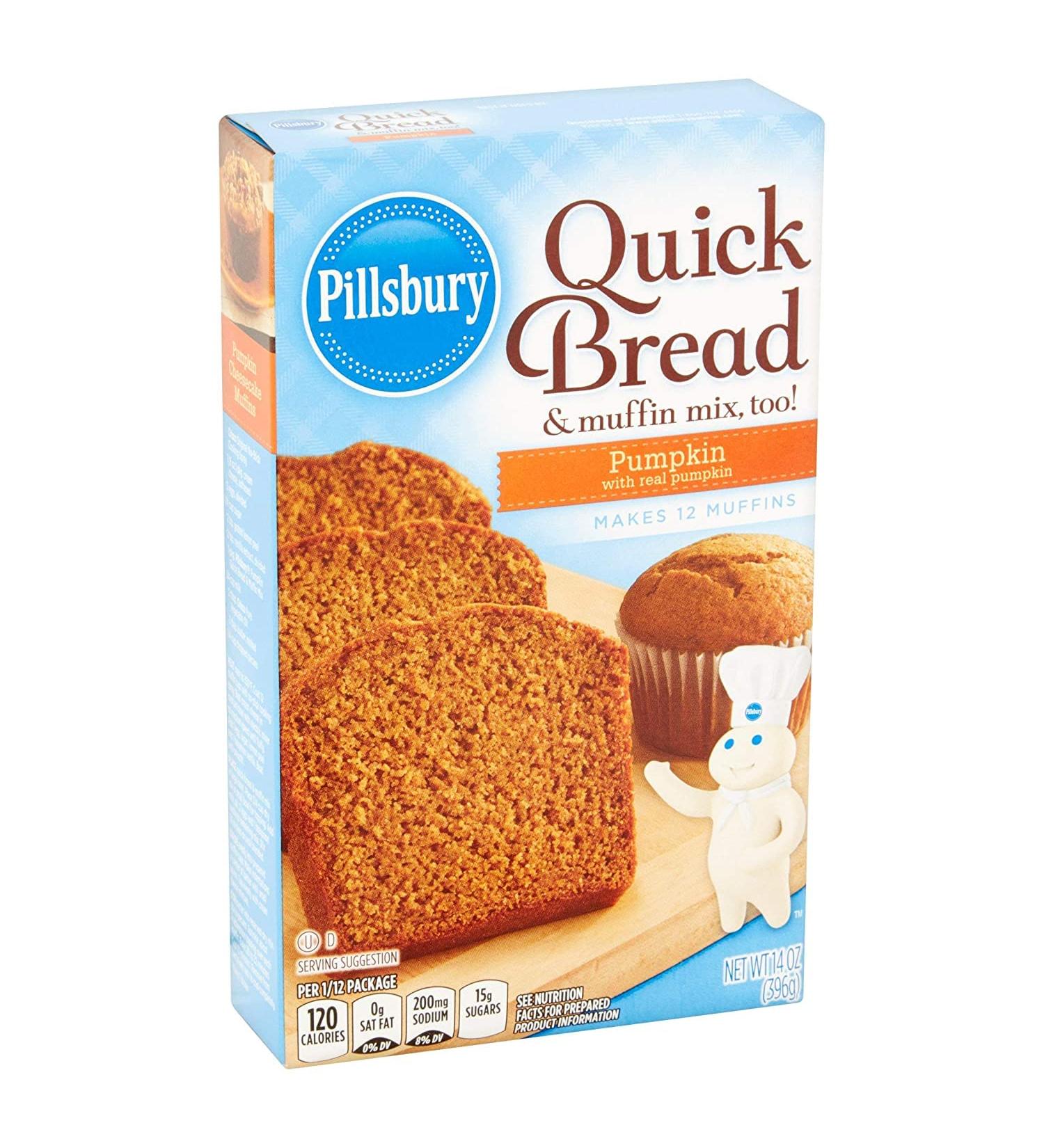 Pillsbury Pumpkin Quick Bread and Muffin Mix - 14 oz (Pack of 3)