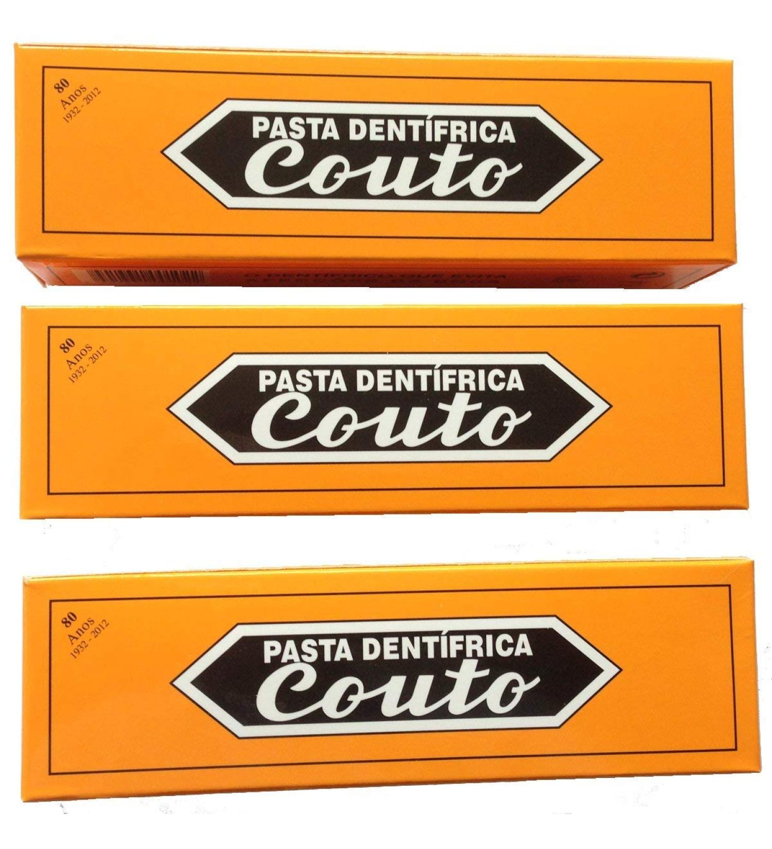 Couto Traditional Toothpaste Mint 60g (3 pieces)