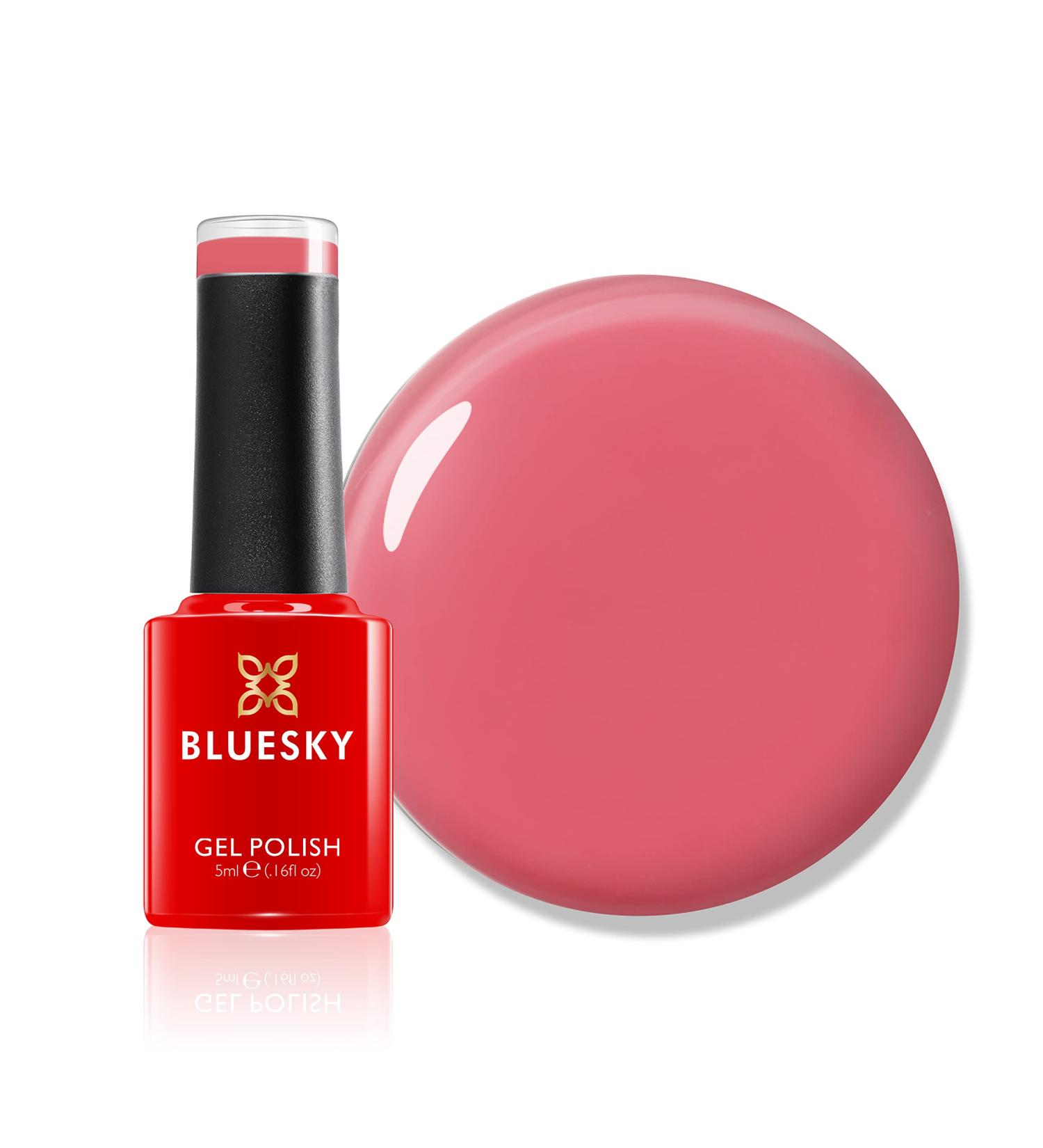 BLUESKY Gel Nail Polish Chin Up SS2318 Rosy Pink Long Lasting Chip Resistant 5 ml Requires Drying Under UV LED Lamp - Buy Online on GoSupps.com
