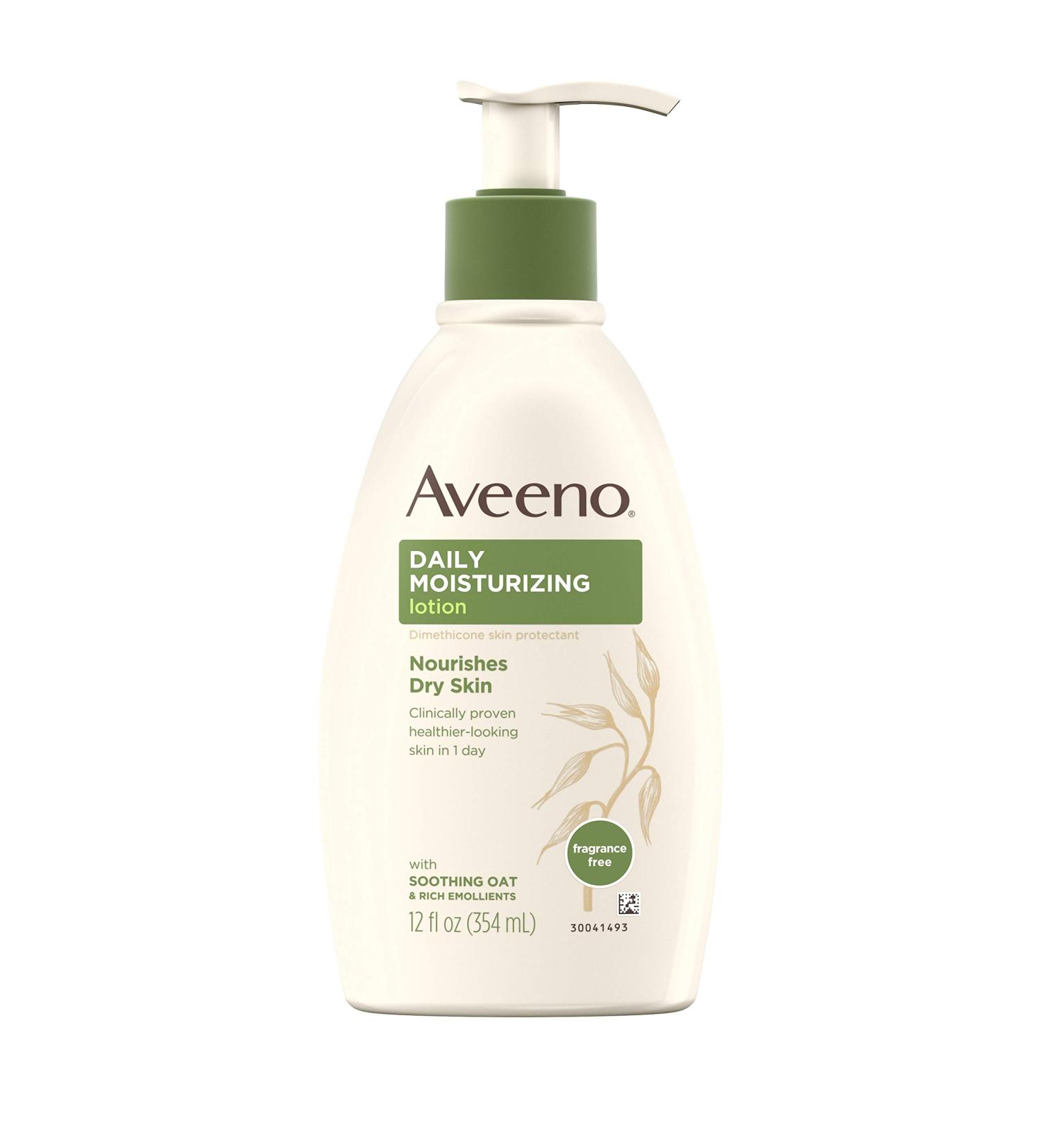 Aveeno Daily Moisturizing Lotion - 12 oz | Hydrating Natural Skincare - Buy Online on GoSupps.com