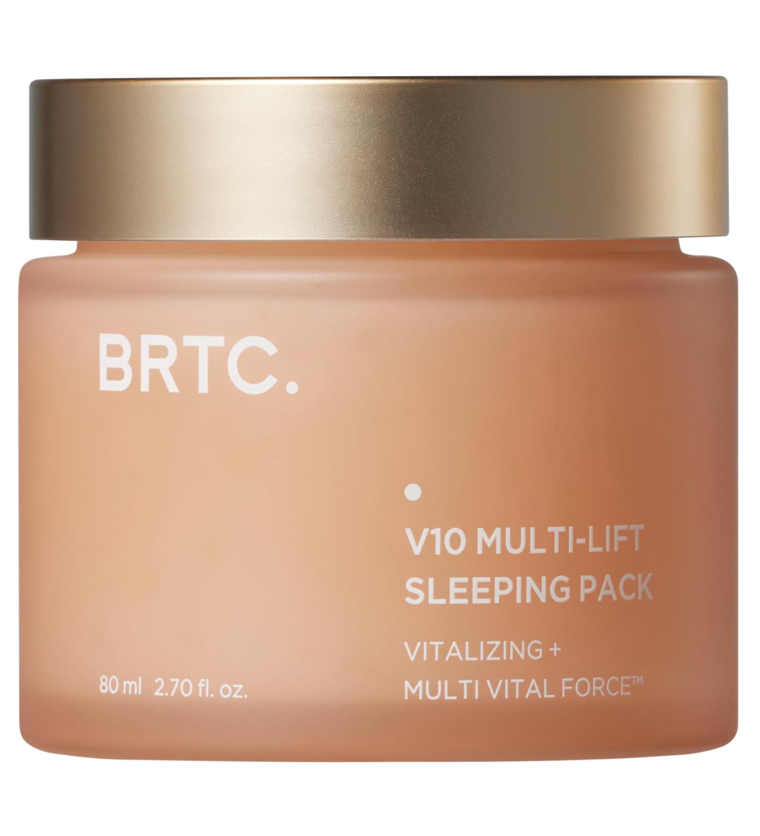 BRTC V10 Multi-Lift Sleeping Pack | Overnight Mask for Face Moisturizer Moisturizing and Nourishing | Korean Skincare (80 ml 2.70 oz) - Buy Online on GoSupps.com