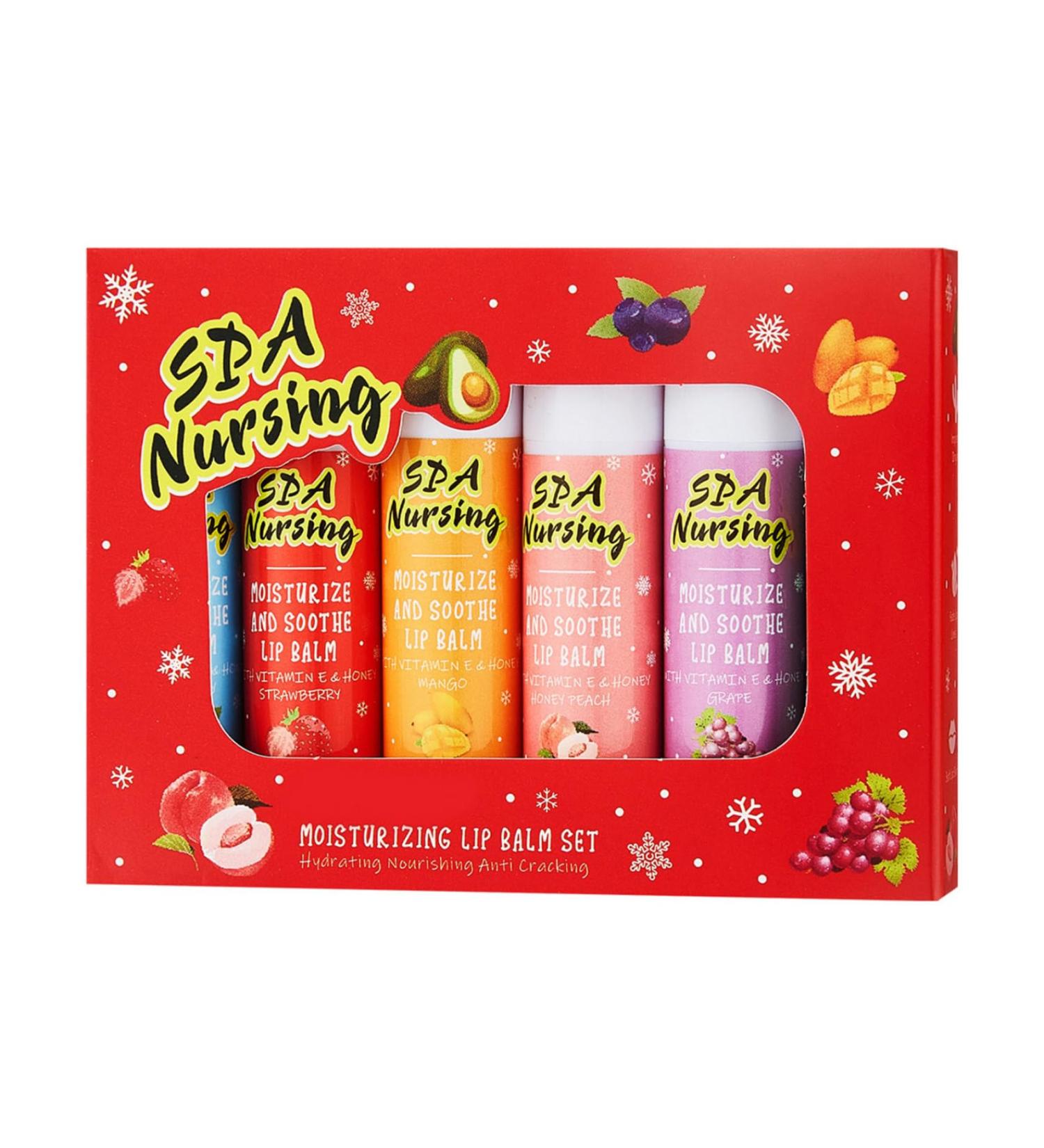 Linjinx 6pcs Lip Balm Gift Set Fruit Flavored Hydrating Balm with Strawberry and Coconut Multicolor One Size One Size Multicolor - Buy Online on GoSupps.com