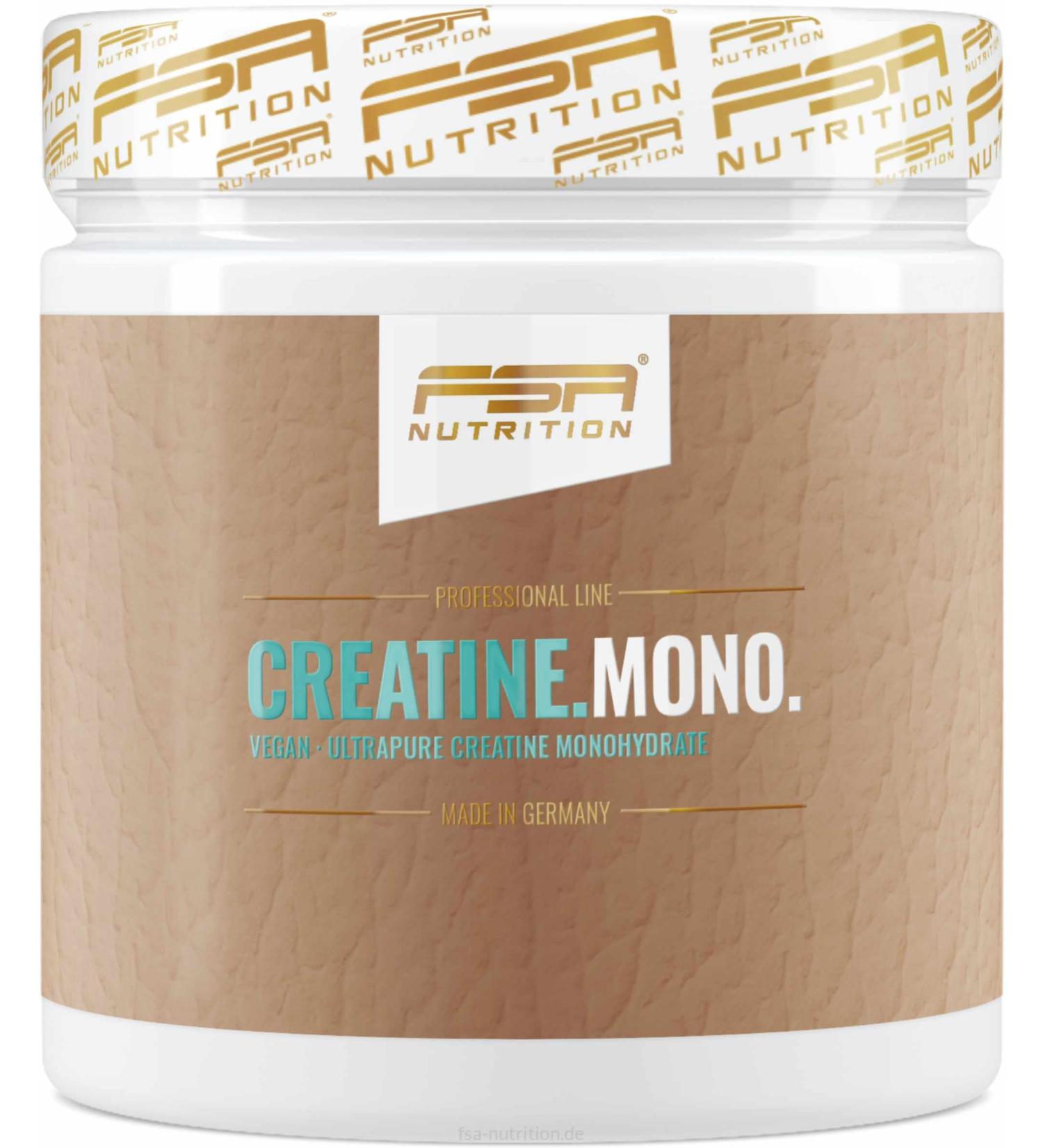 Buy Vegan Creatine Capsules 1000 mg - 270 Count - High-Quality Creatine Monohydrate - FSA Nutrition - Laboratory Tested - International Shipping Available - Buy Online on GoSupps.com