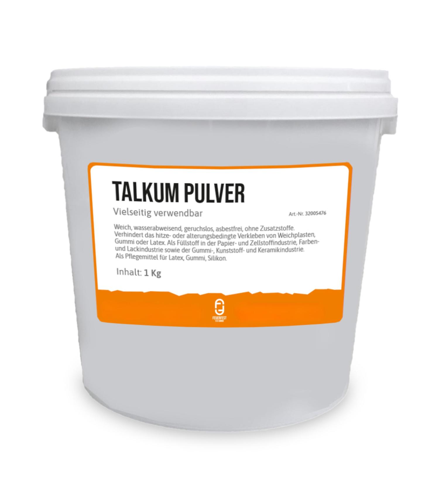 Fire-Proof Talcum Powder 1kg | Water-Repellent Odorless Rubber & Silicone Care - Additive-Free Safe for Gases - Buy Online on GoSupps.com