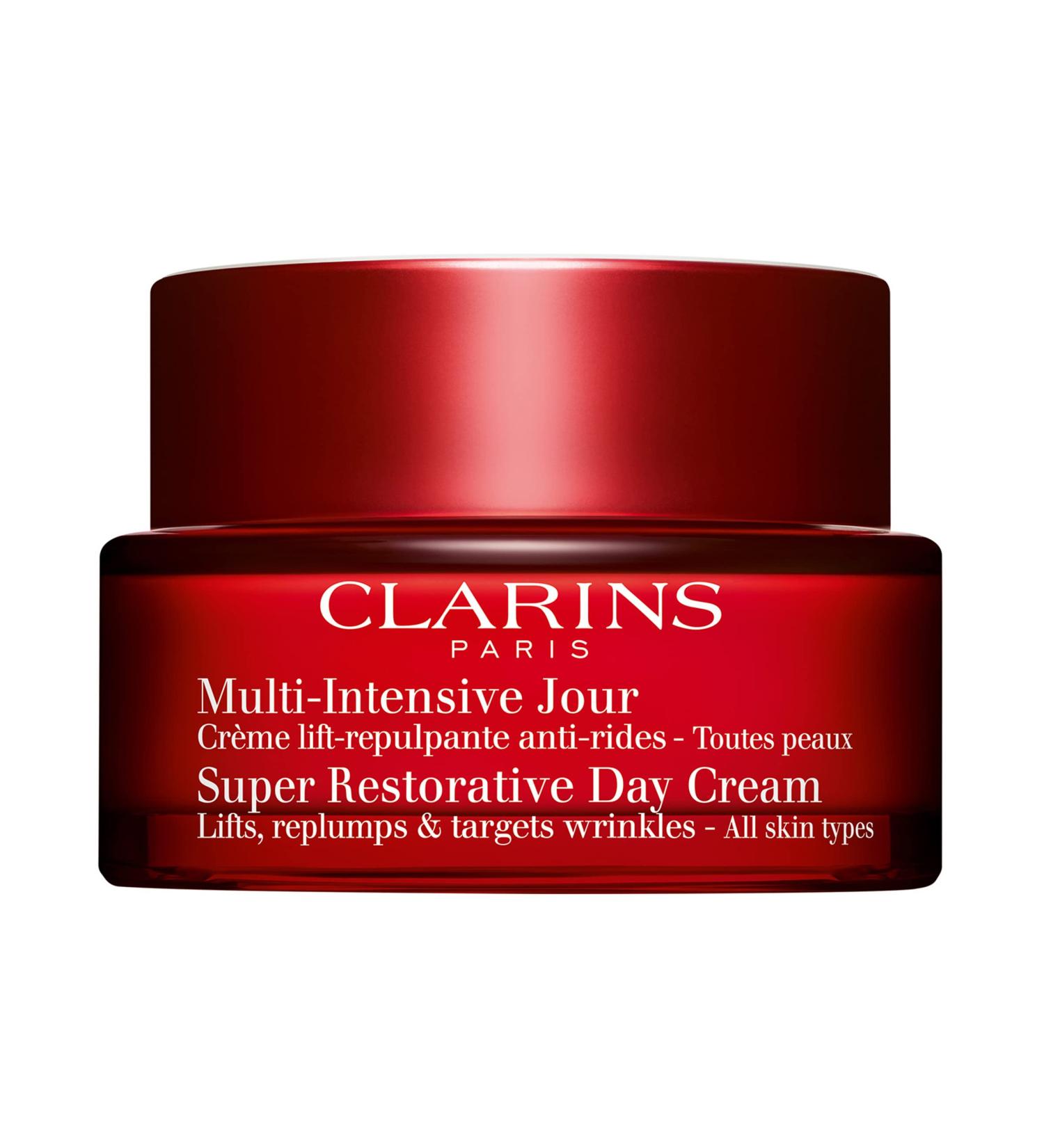 Clarins Super Restorative Day Cream 1.7 Oz | Anti-Aging Moisturizer for Mature Skin | Targets Age Spots & Wrinkles | Lifts, Smoothes & Illuminates - Buy Online on GoSupps.com