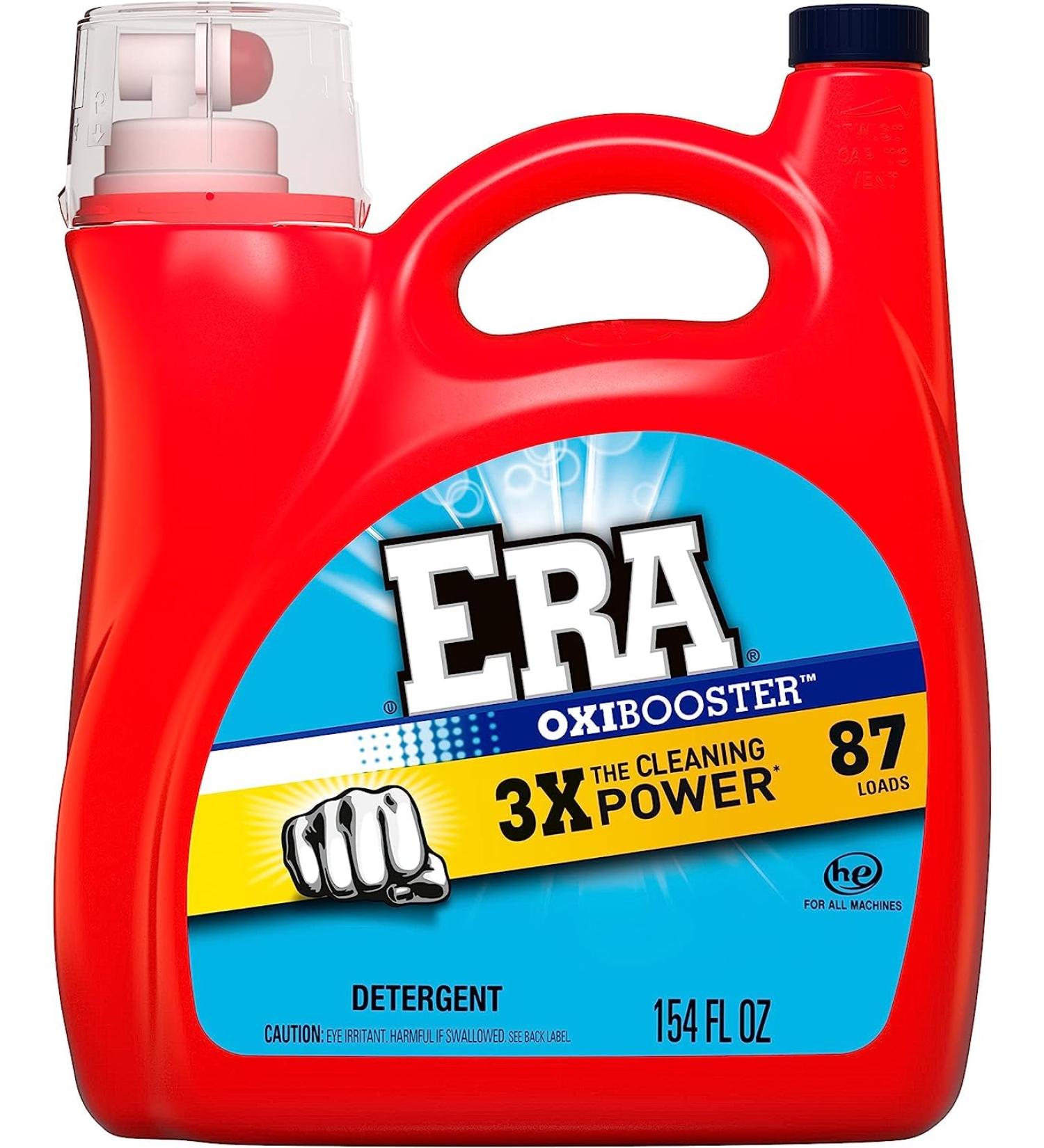 Buy Era Oxibooster Liquid Laundry Detergent - 87 Loads 154 fl oz | International Shipping Available - Buy Online on GoSupps.com