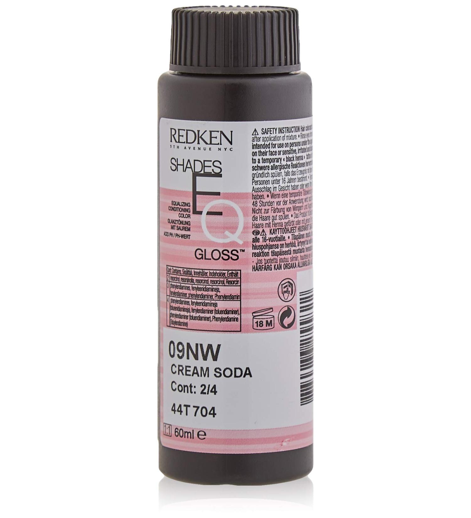 Redken Shades EQ 09NW Cream Soda Hair Color 60 ml - Pack of 1 - Buy Online on GoSupps.com