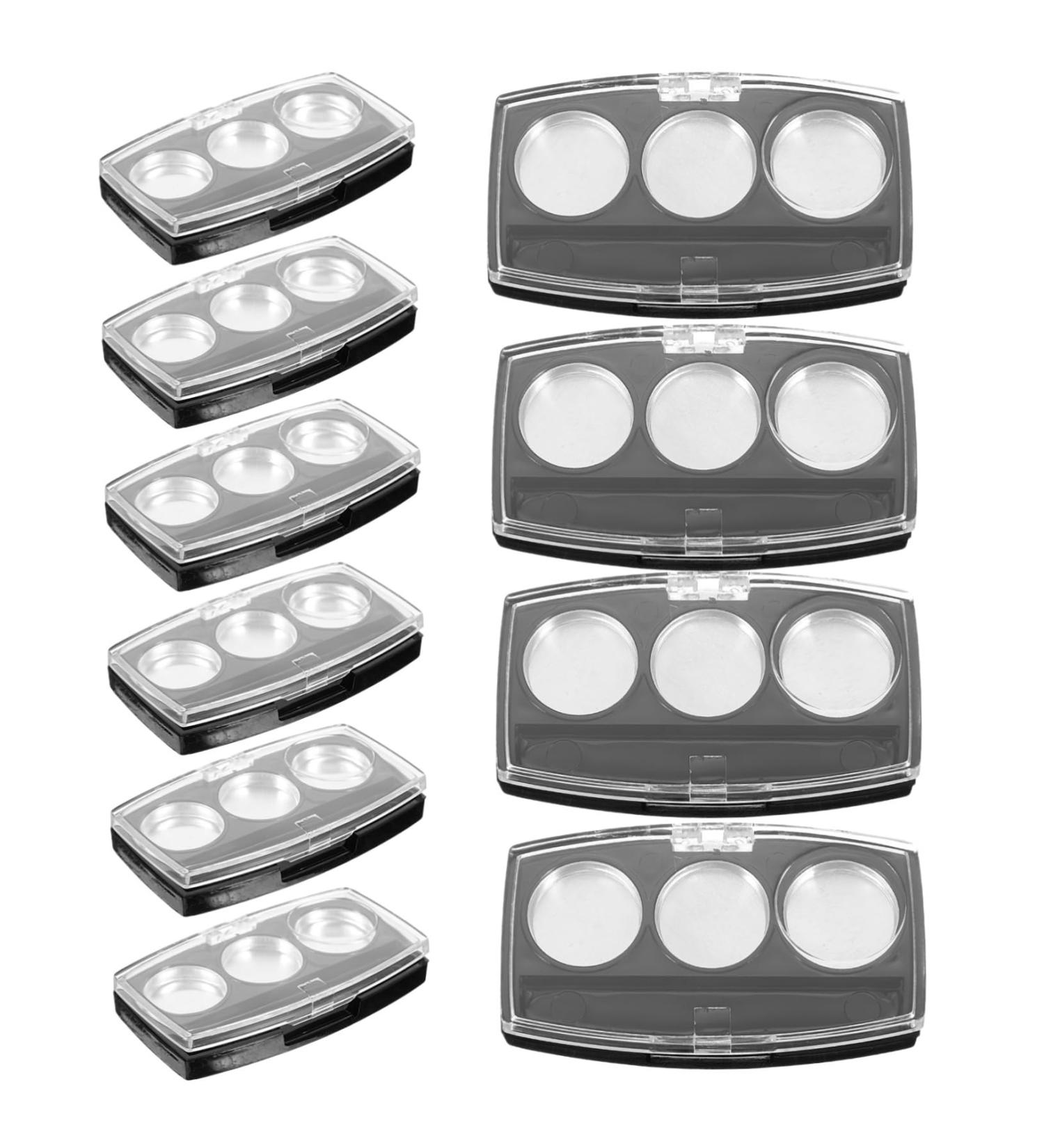 Eyeshadow Palette Box with 3 Holes Compact Leakproof Makeup Bag for Blush - Buy Online on GoSupps.com