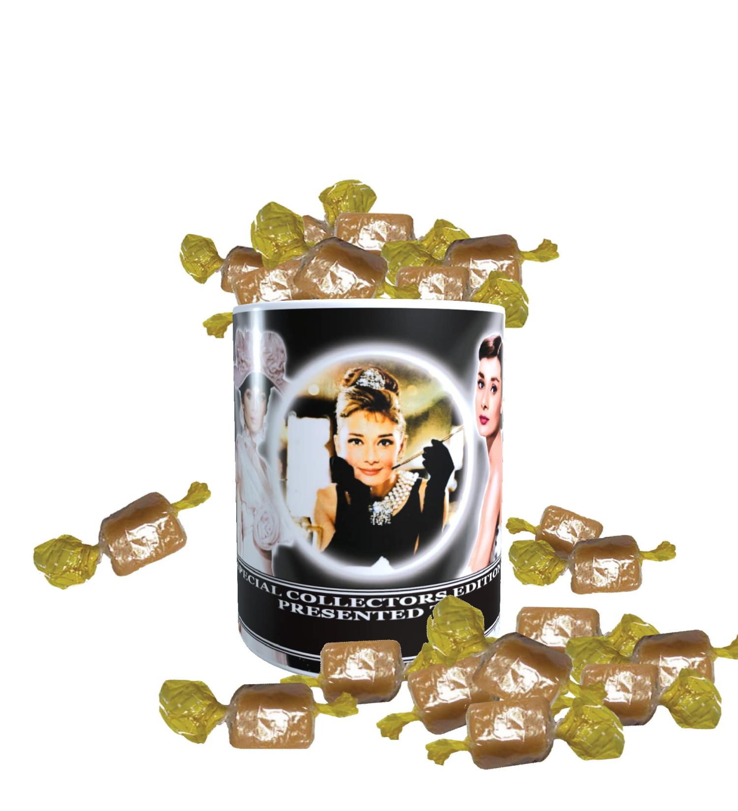 Hepburn Personalised Movie Icon Mug with Choice of Sweets Gift - Buy Online on GoSupps.com