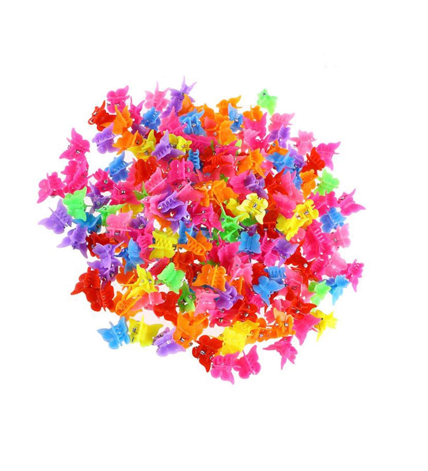 50 Pcs Butterfly Hair Clips for Girls Women Kids - Mini Hair Claw Barrettes - Buy Online on GoSupps.com