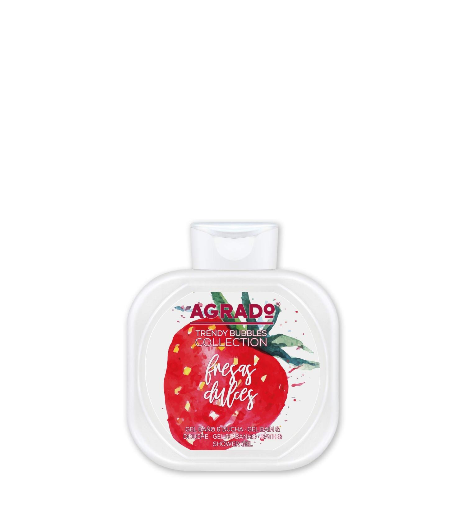 AGRADO COSMETICS BATH FOAM AND SHOWER GEL SWEET STRAWBERRIES 750 ml AGRADO - Buy Online on GoSupps.com