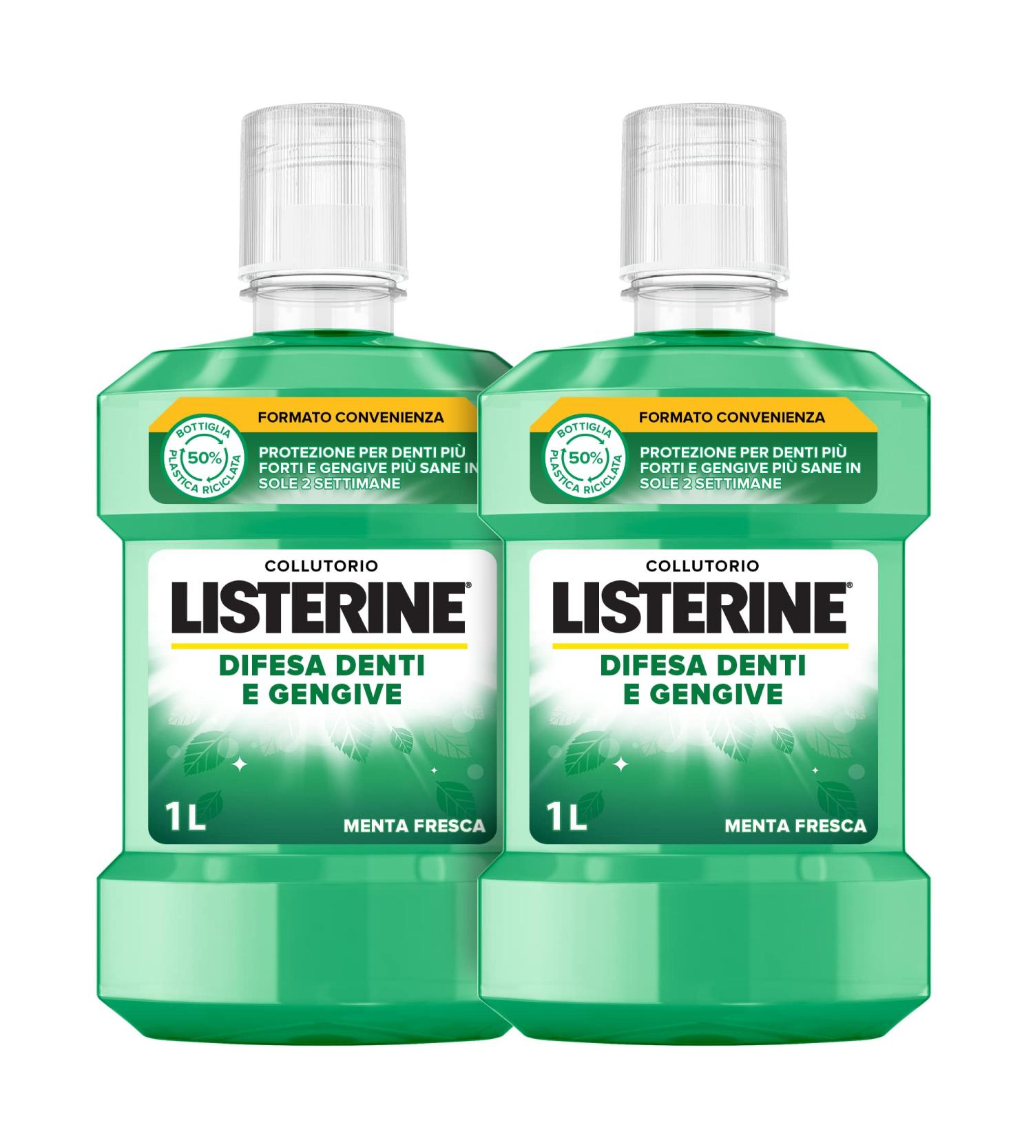 Buy Listerine Mouthwash 2L - Fresh Mint Flavor Fluoride Protection for Teeth & Gums | Strong Oral Hygiene Solution - Buy Online on GoSupps.com