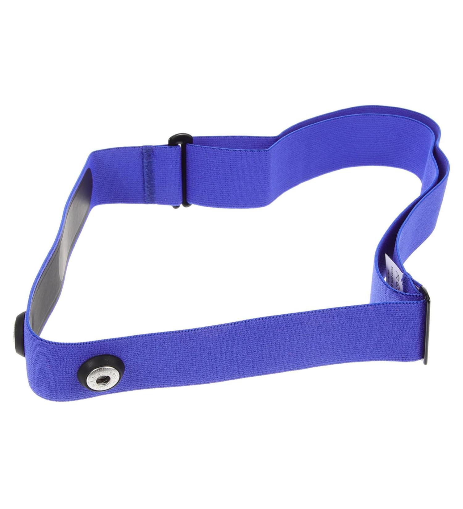 Kichouse Blue Heart Rate Monitor Chest Strap | Breathable Sports Equipment for Accurate Heart Frequency | Durable Nylon & Rubber Band 17.00x3.00x0.10cm - Buy Online on GoSupps.com
