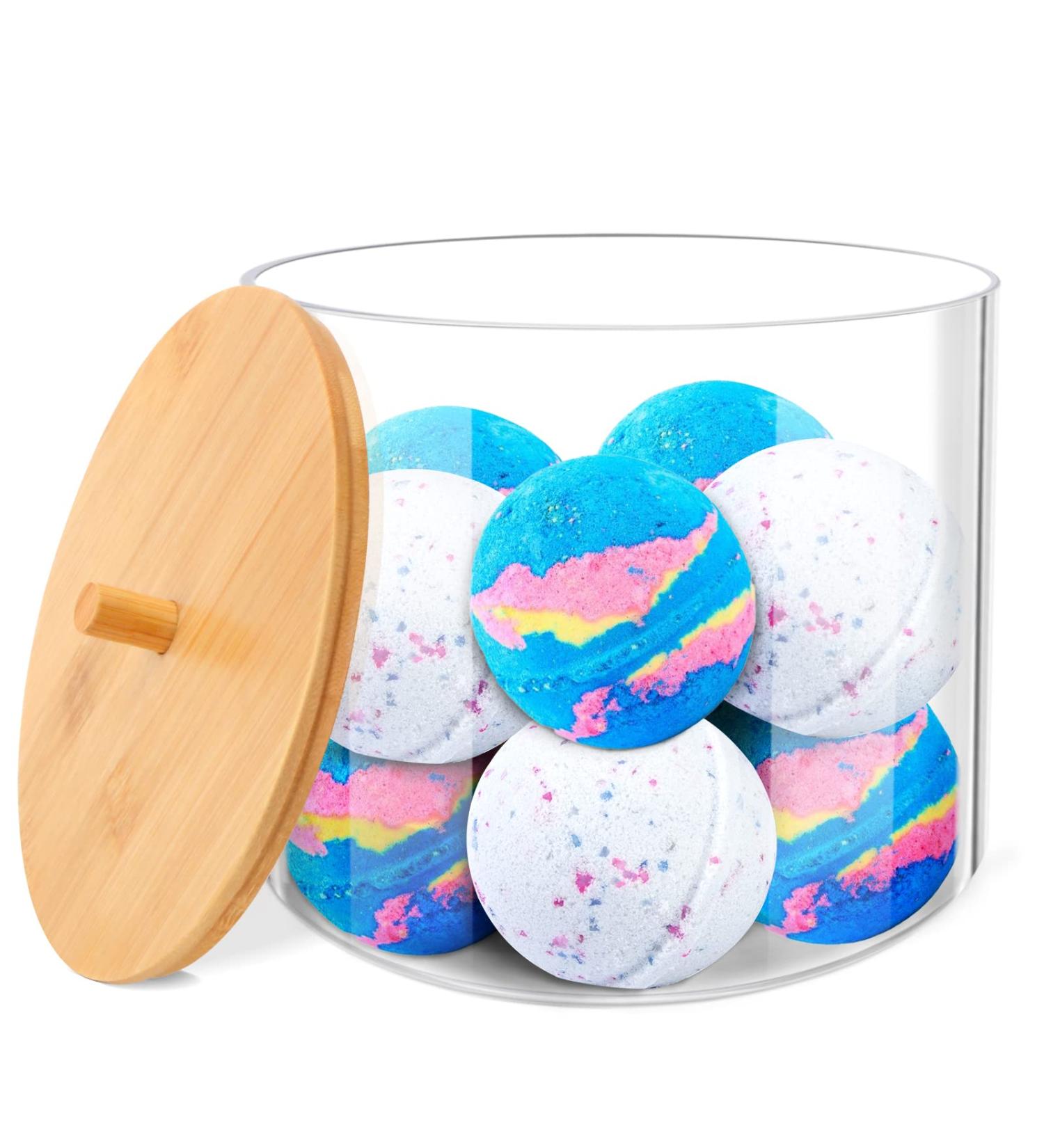 JYPS Laundry Detergent Pods Container - Plastic Storage Organizer for Bathroom - Holds Detergent Pods, Bath Bombs, Scent Boosters - 1-Pack - Buy Online on GoSupps.com
