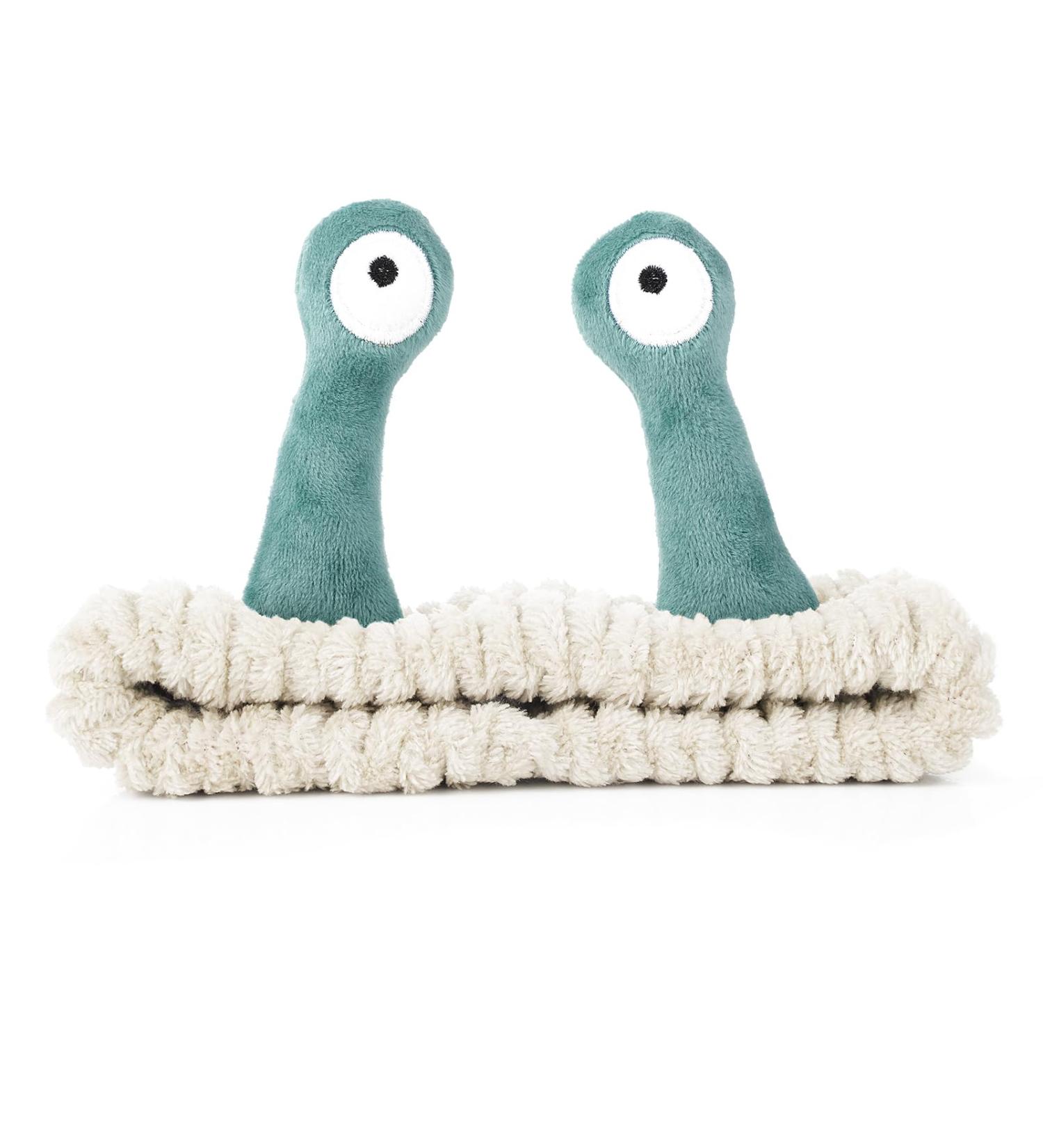 Molain Facial Washing Brick & Snail Spa Hair Band - Cute Cartoon Fleece Headband for Women - Elastic Makeup Forehead Straps - Creative Face Washing Accessories - Buy Online on GoSupps.com