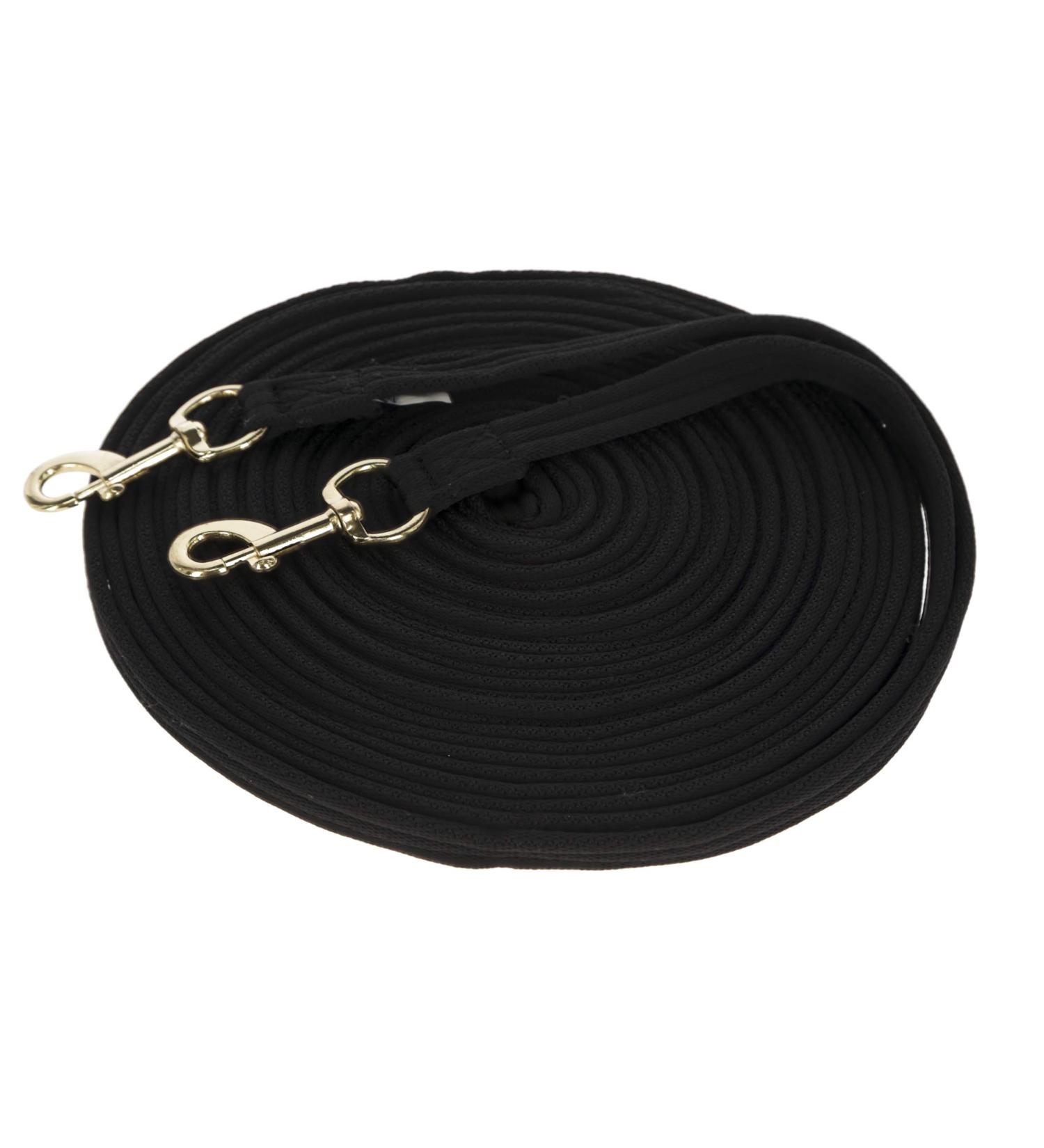 Kerbl 3222120 Soft double lunge 17m black