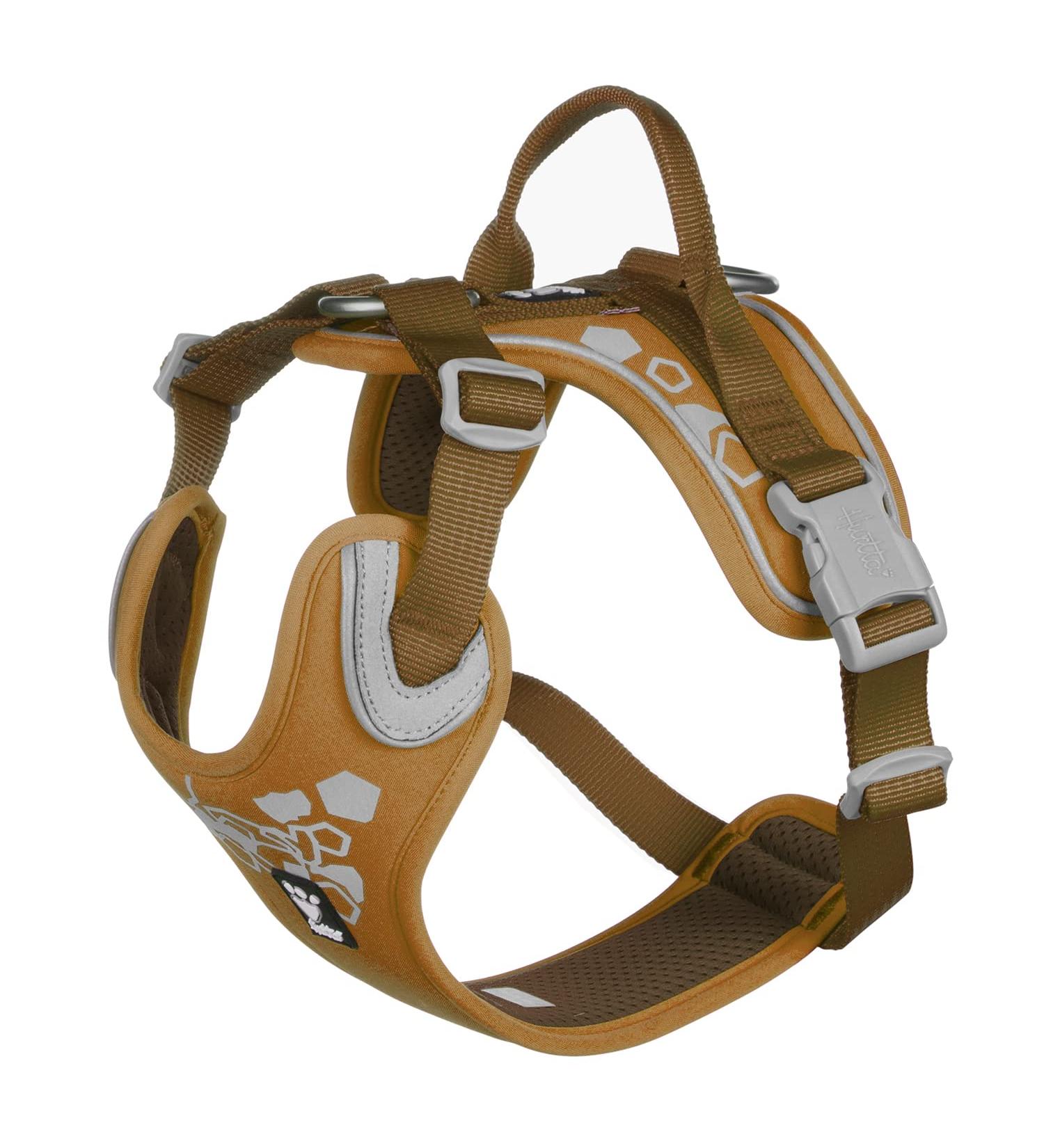 Hurtta Weekend Warrior Harness for Large Dogs - Desert Brown (100-120 cm) - Durable & Comfortable Dog Harness for Outdoor Adventures - Buy Online on GoSupps.com