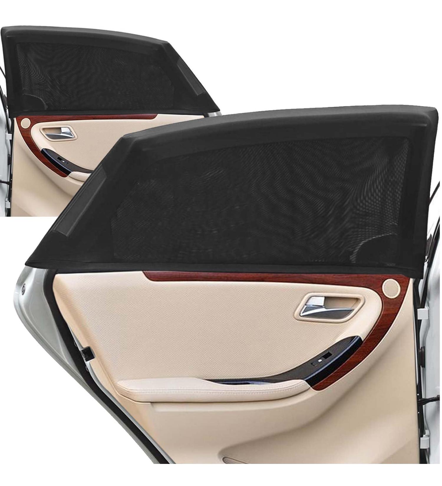 Universal Car Window Sun Shade - 2 PCS Rear Windscreen Blackout Covers for Baby, Child & Pets - Anti-UV Protection and Privacy Shield - Buy Online on GoSupps.com