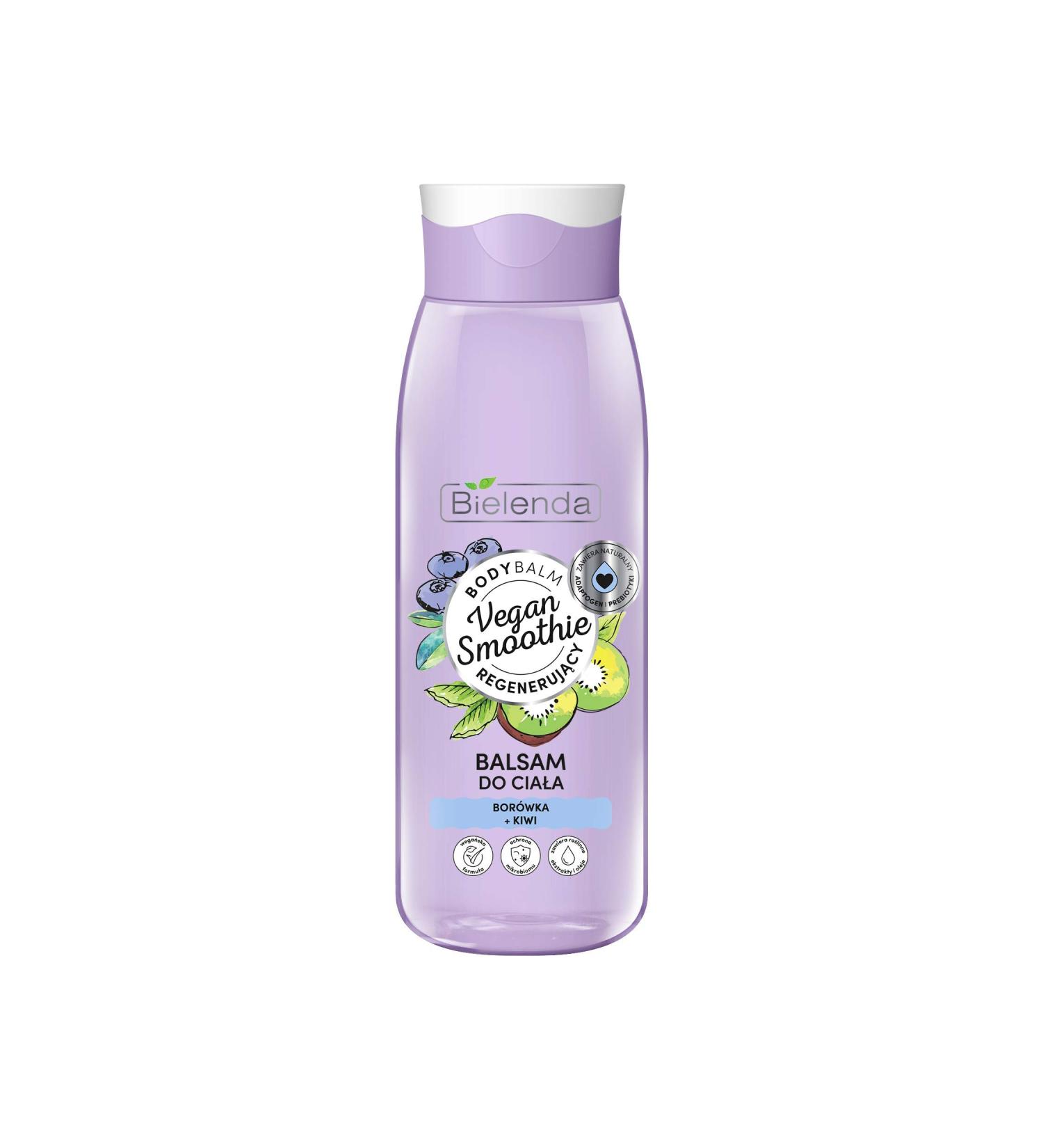 BIELENDA VEGAN SMOOTHIE Body Lotion BLUEBERRY + KIWI 400ml Bosbes en Kiwi