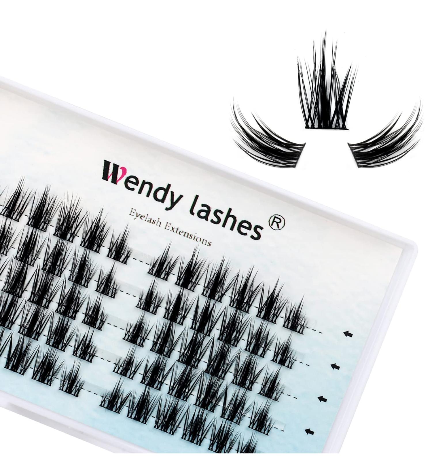 C Curl Cluster Lashes 14mm | 0.07mm Wide Stem Eyelash Extensions - Soft & Reusable - Buy Online on GoSupps.com