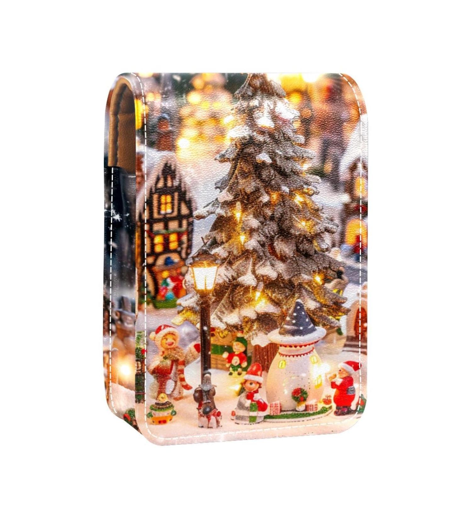 Travel Lipstick Organizer Case | Portable Makeup Bag with Mirror - Perfect for Holidays & Gifts - Buy Online on GoSupps.com