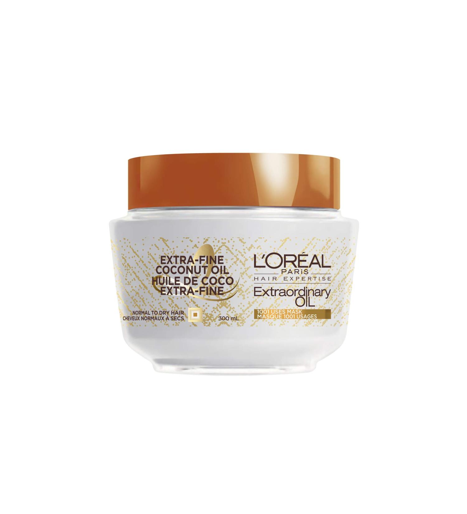 L Or al Paris Hair Expertise Extraordinary Oil 1001 Uses Hair Mask with Coconut Oil for Dry and Damaged Hair 300ML - Buy Online on GoSupps.com