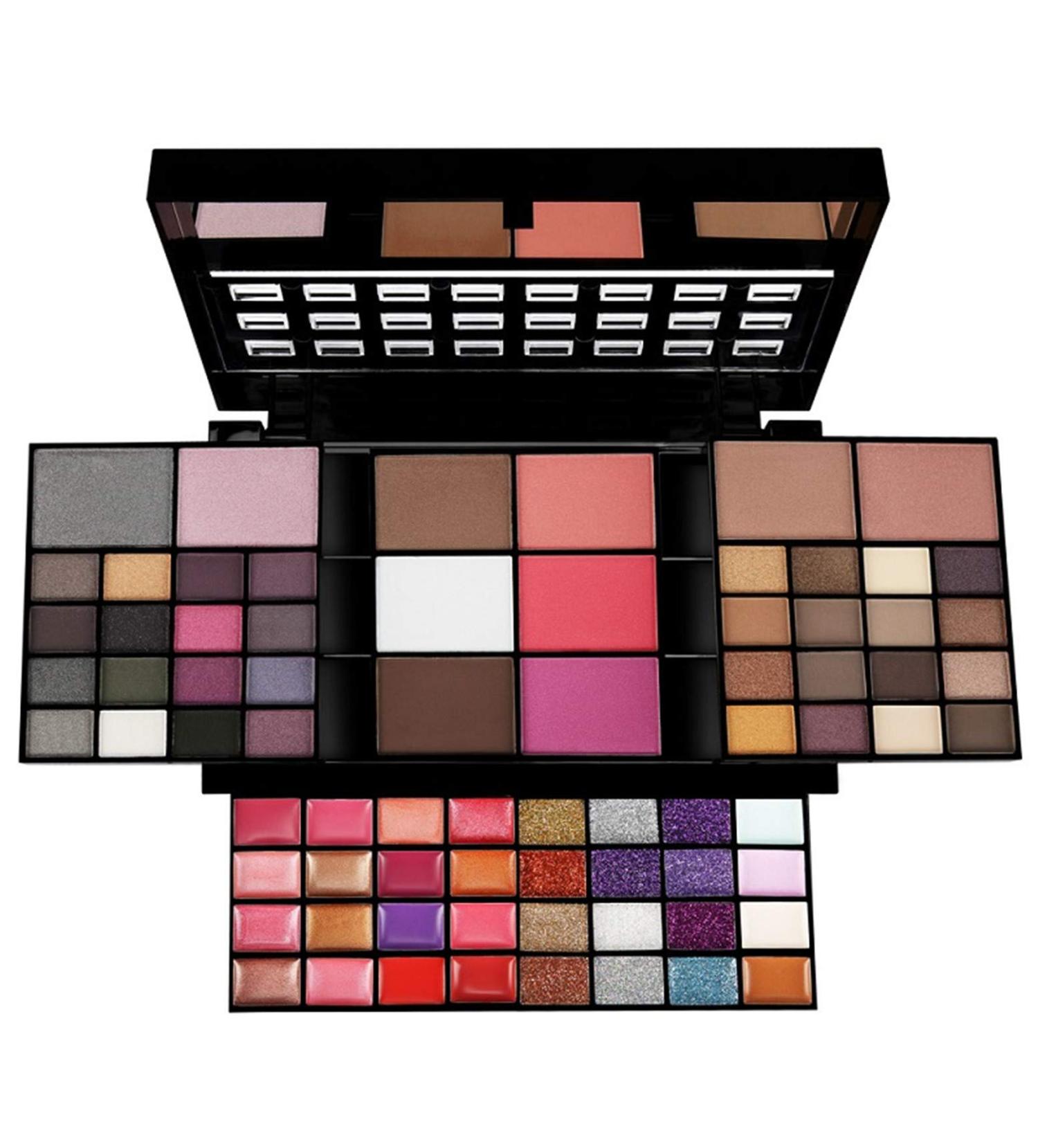 CHSEEO Make-Up Gift Set | Premium Cosmetic Palettes & Case for Face Eyes & Lips - Perfect for Self-Care & Gift Giving - Buy Online on GoSupps.com