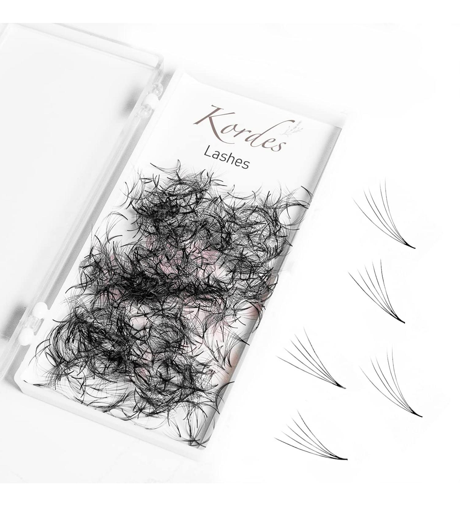 1000pcs 5D Volume Eyelash Extensions - Handmade Fans - C Curl - 0.7mm thick - 9mm & 12mm Lengths - Buy Online on GoSupps.com