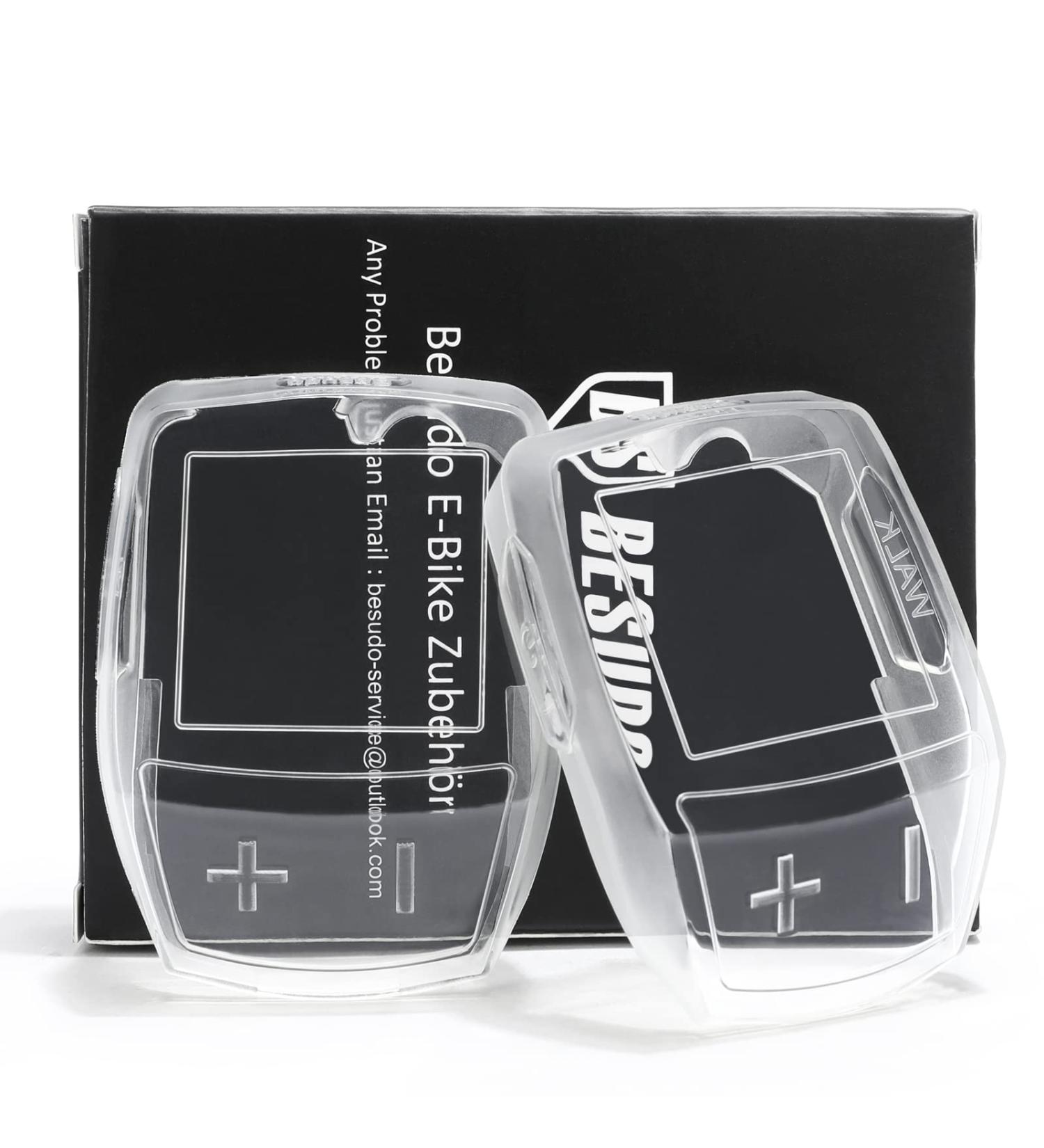 Buy Besudo Protective Cover for Bosch Purion & Intuvia - 100% Transparent Waterproof E-Bike Accessories (2-Pack) - Scratch & Dust Protection - Buy Online on GoSupps.com