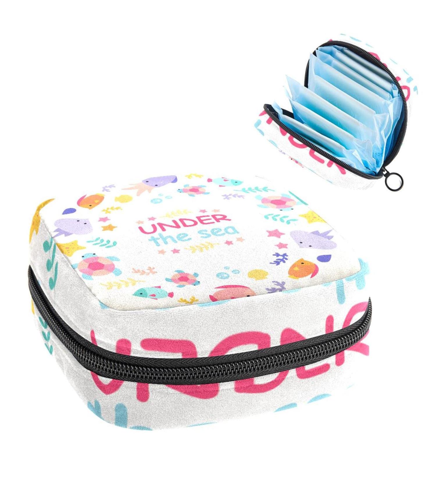 Shop Women's Bonds Storage Bags - Under the Sea Collection Portable Period Kit for Girls - Buy Online on GoSupps.com