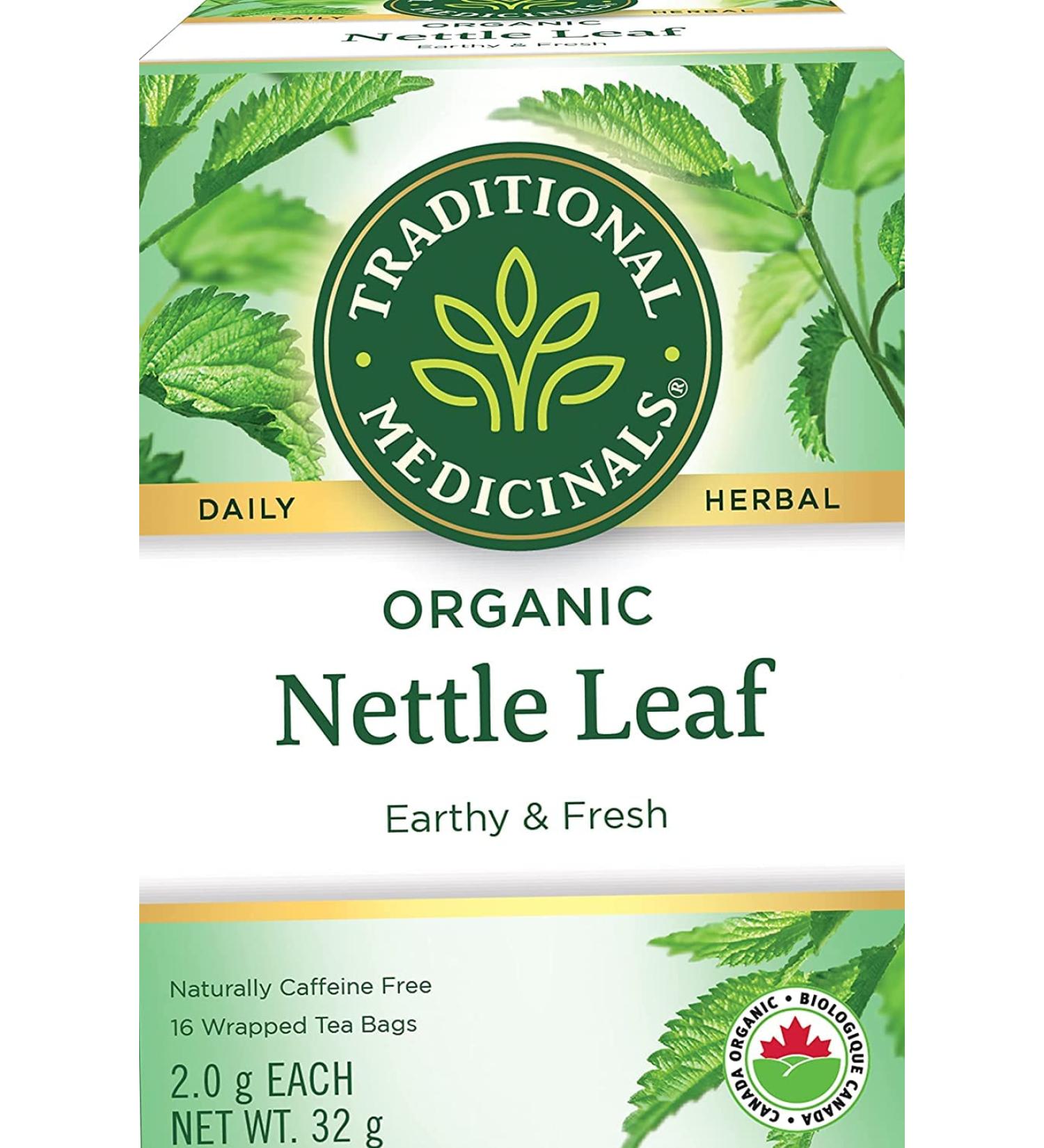 Traditional Medicinals - Organic Nettle Leaf Herbal Tea (Pack of 1) - Sustainably Sourced Fair Wild Nettle - 16 Tea Bags Total Tea Nettle Leaf 16 Count (Pack of 1) - Buy Online on GoSupps.com