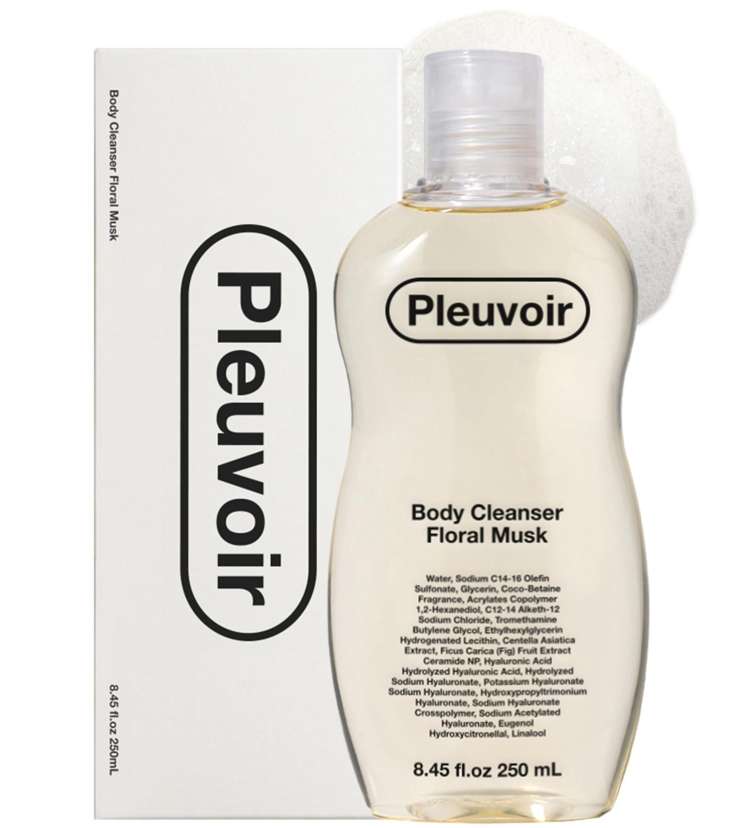 Pleuvoir Luxury Perfume Body Wash Floral Musk - French MANE Fragrance (Tuberose Iris & Musk) -Rich Moisturizing Foam with 8 Types Hyaluronic Acid Ceramides Shower Gel for Dry Skin 8.45 fl.oz Creamy Musk Wildflower Garden - Buy Online on GoSupps.com