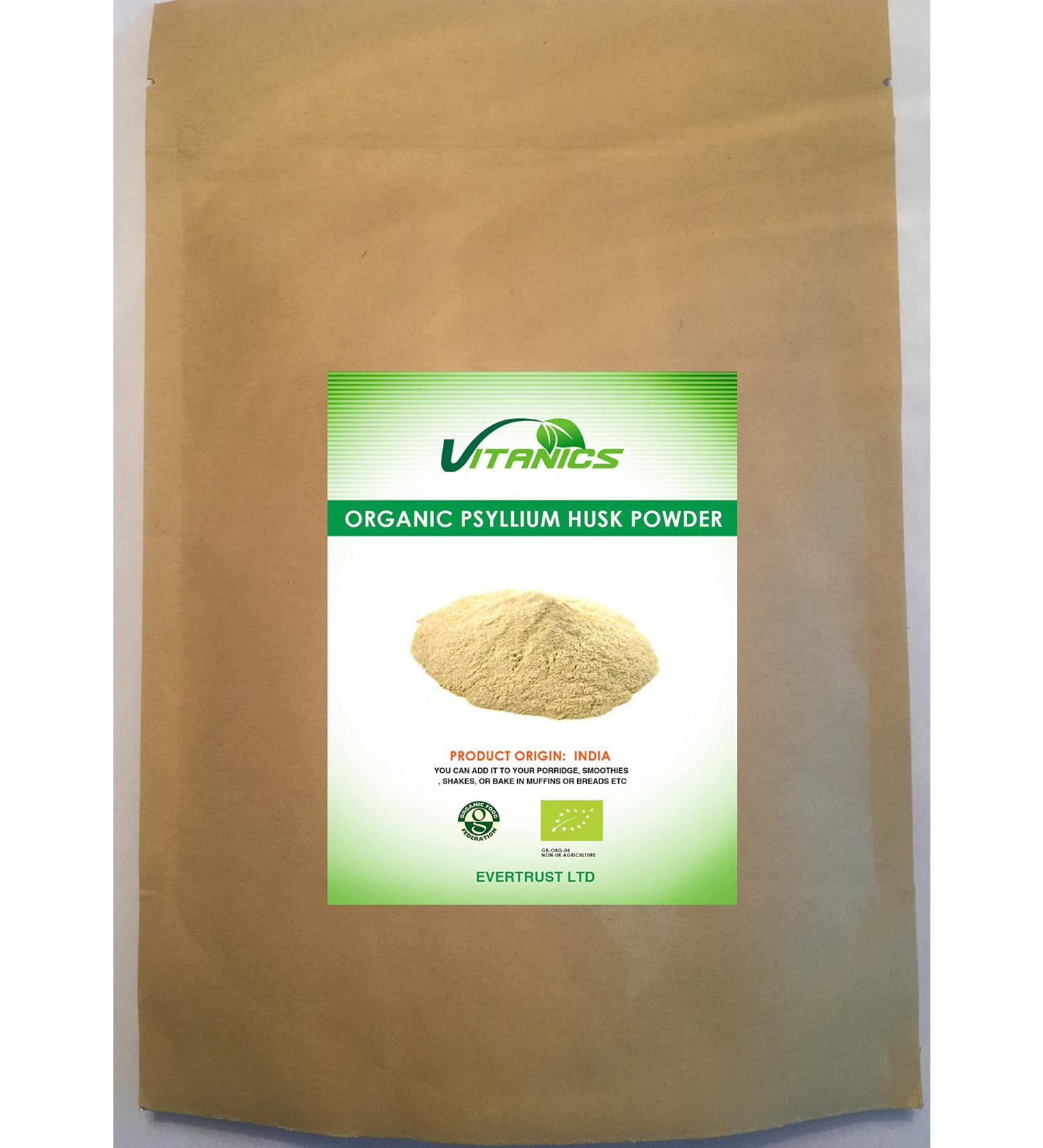 Vitanics Organic psyllium husk powder (500 g)