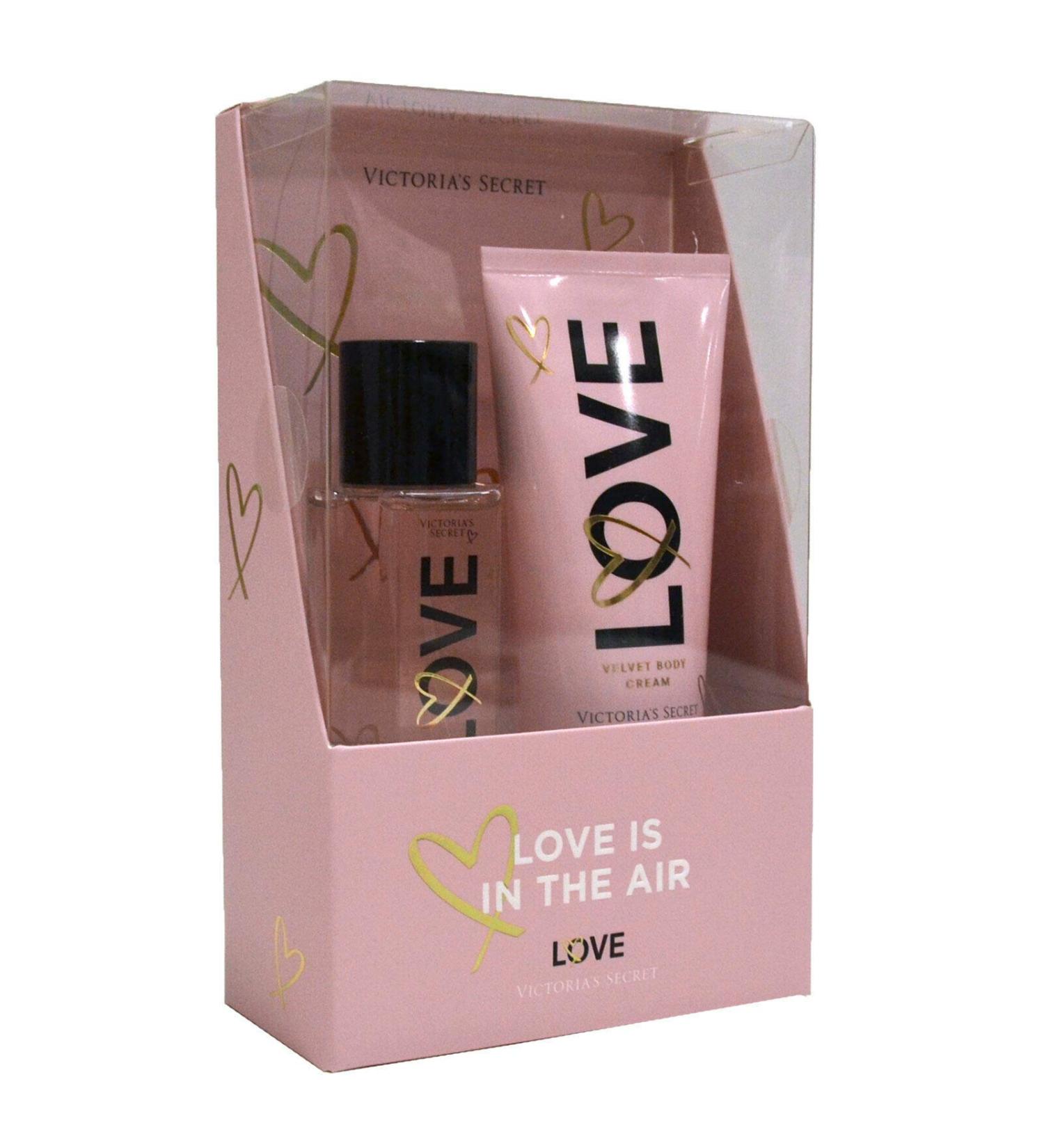 Victoria's Secret Gift Set Love 2 Piece Mist & Velvet Body Cream