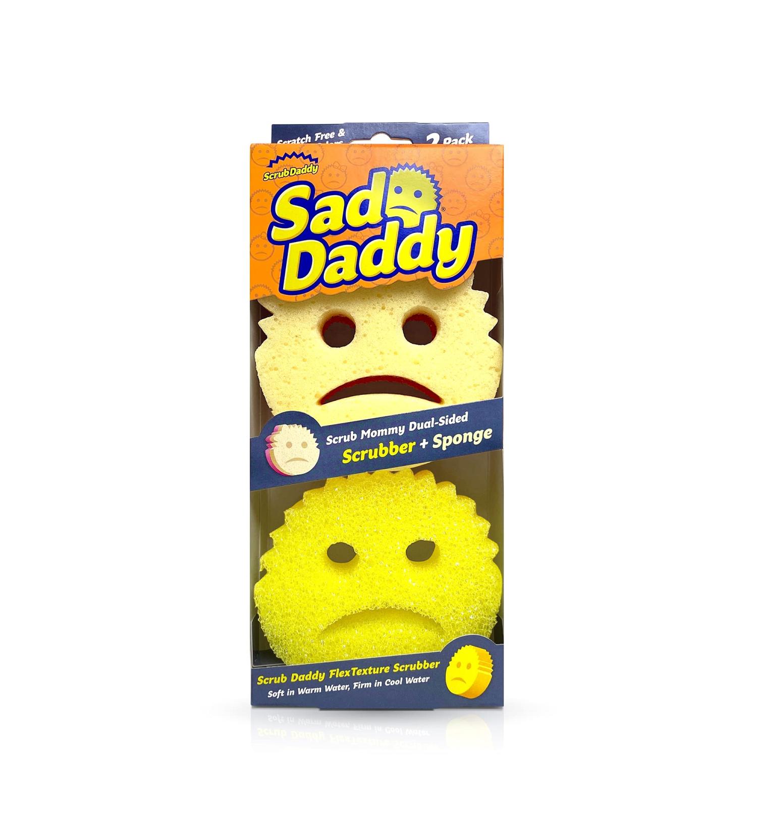 Scrub Daddy Sad Mommy and Daddy Sponge Set - 2 Pack - Buy Online on GoSupps.com