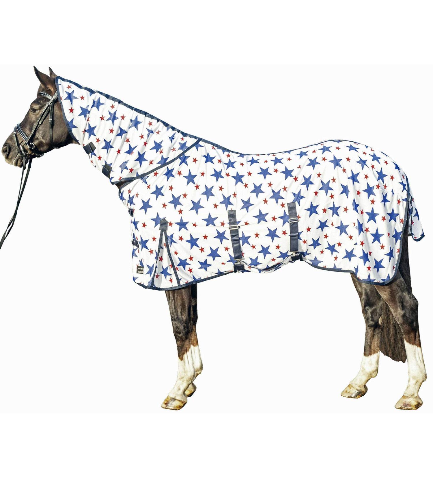 HKM Stars Combo Horse Blankets White/Dark Blue 165 white / dark blue - 1269 165