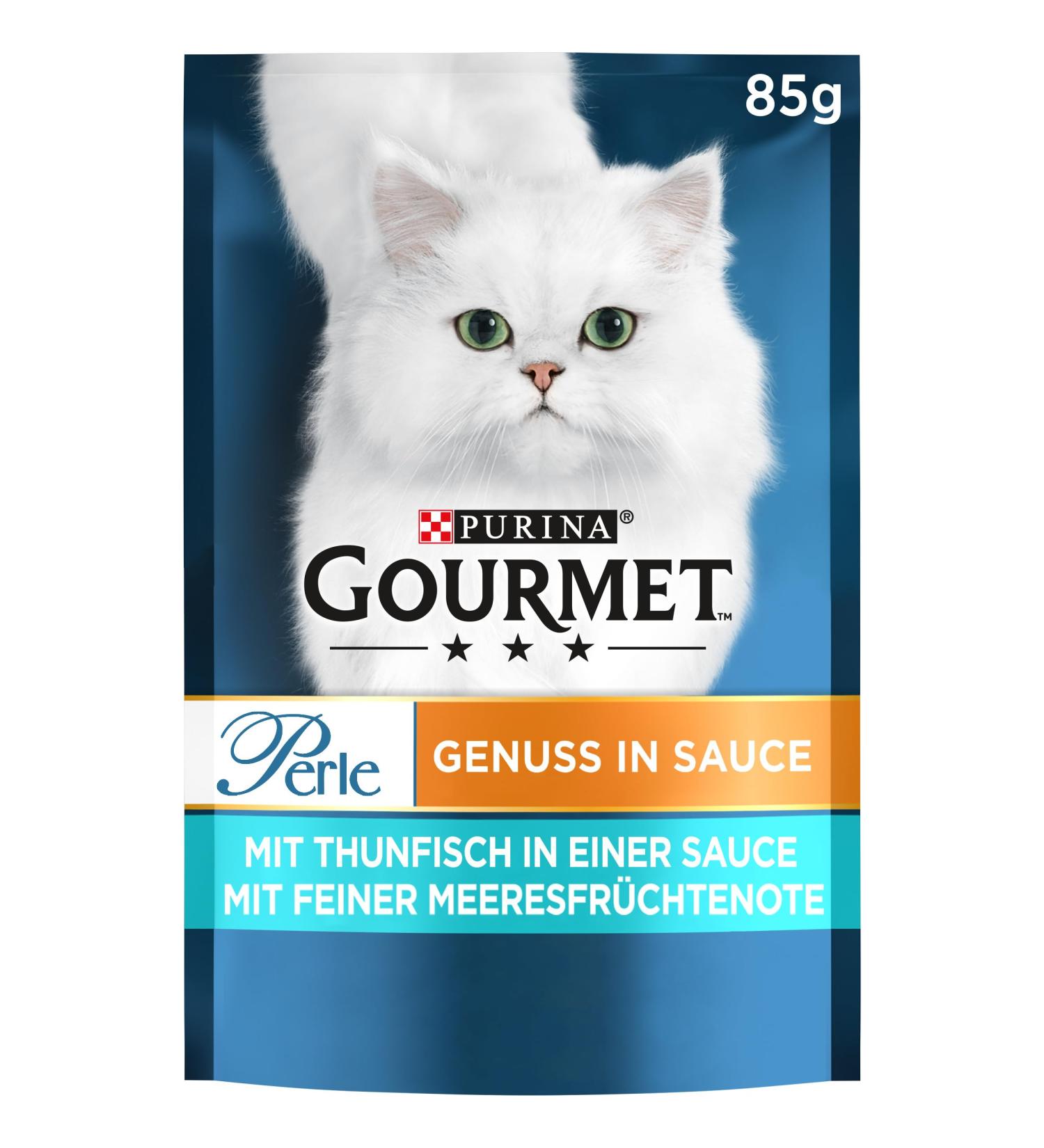 Buy Gourmet PURINA GOURMET Perle Genuss in Sauce Wet Cat Food with Tuna - 26-Pack (26 x 85g) | Premium International Shipping - Buy Online on GoSupps.com