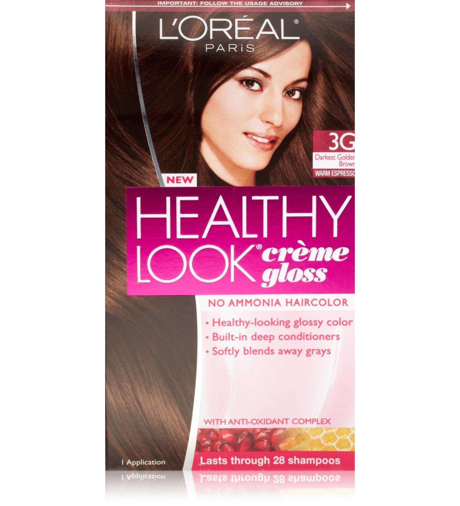 3 Pk Healthy Look Creme Gloss Darkest Golden Brown / Warm Espresso #3G