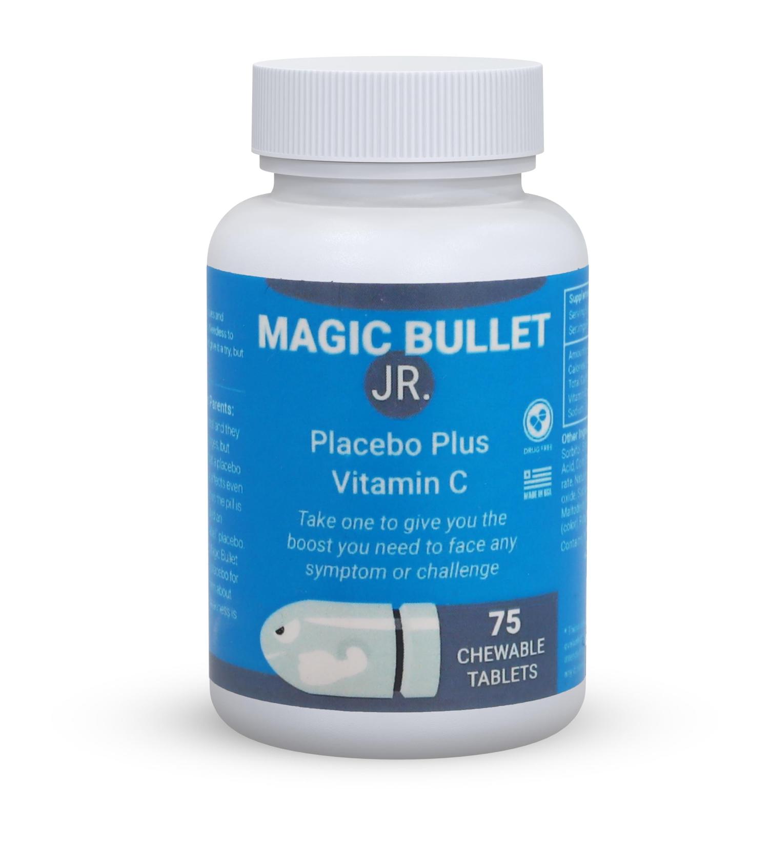 MAGIC BULLET JR. Chewable Placebo Tablets for Kids (Tangy Orange) - Help them unlock their mind's potential to face their symptoms and challenges - Buy Online on GoSupps.com