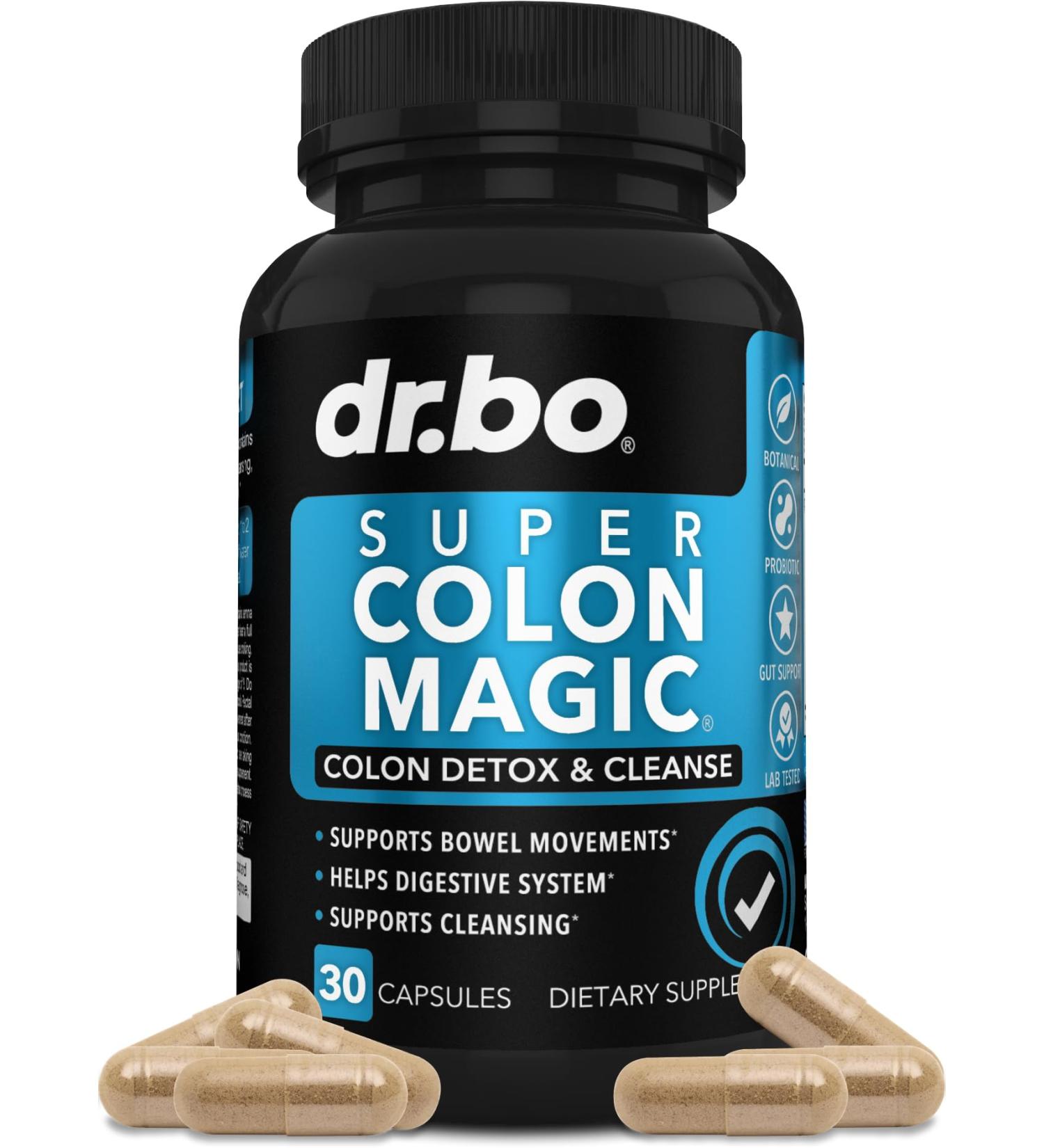 Colon Cleanser Detox - 15 Day Colon Cleanse Pills & Probiotic for Weight Loss Bloating Relief Fast Natural Laxative & Constipation Support - Buy Online on GoSupps.com