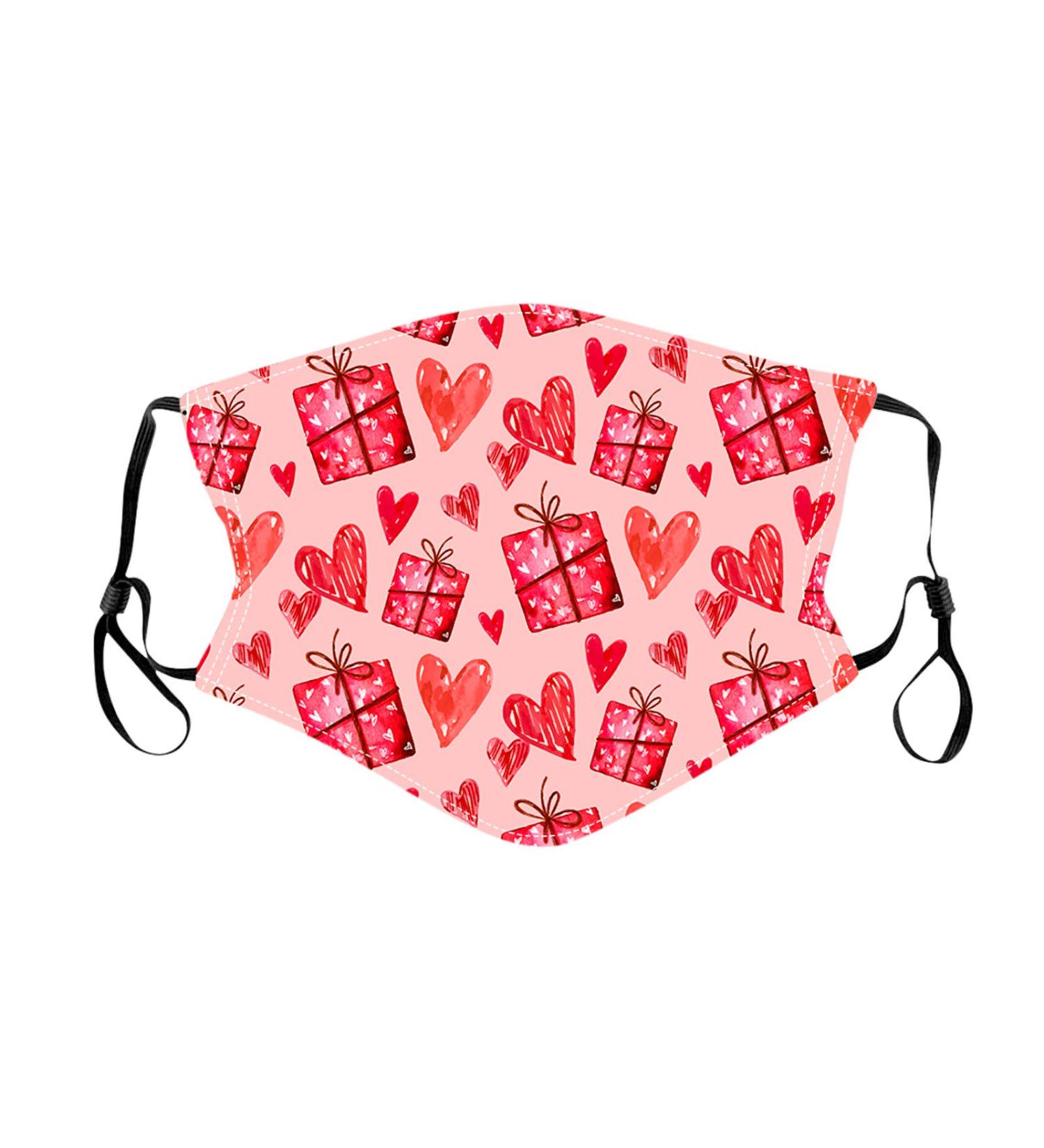 ZQP Christmas Valentine's Day Face_Masks for Adult Resuable Washable Printed Couples Face Bandanas Bride Groom Fashion Letter Design Novelty Face_Cover for Adult Women Men - Buy Online on GoSupps.com