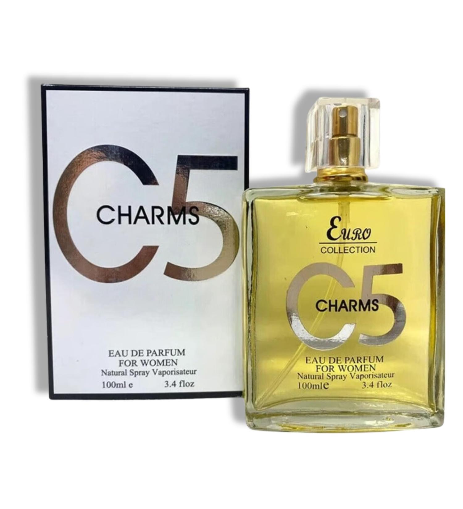 C5 CHARMS EAU DE PARFUM FOR WOMEN 100 ml e 3.4 Fl Oz. Amber Floral fragrance for women. - Buy Online on GoSupps.com