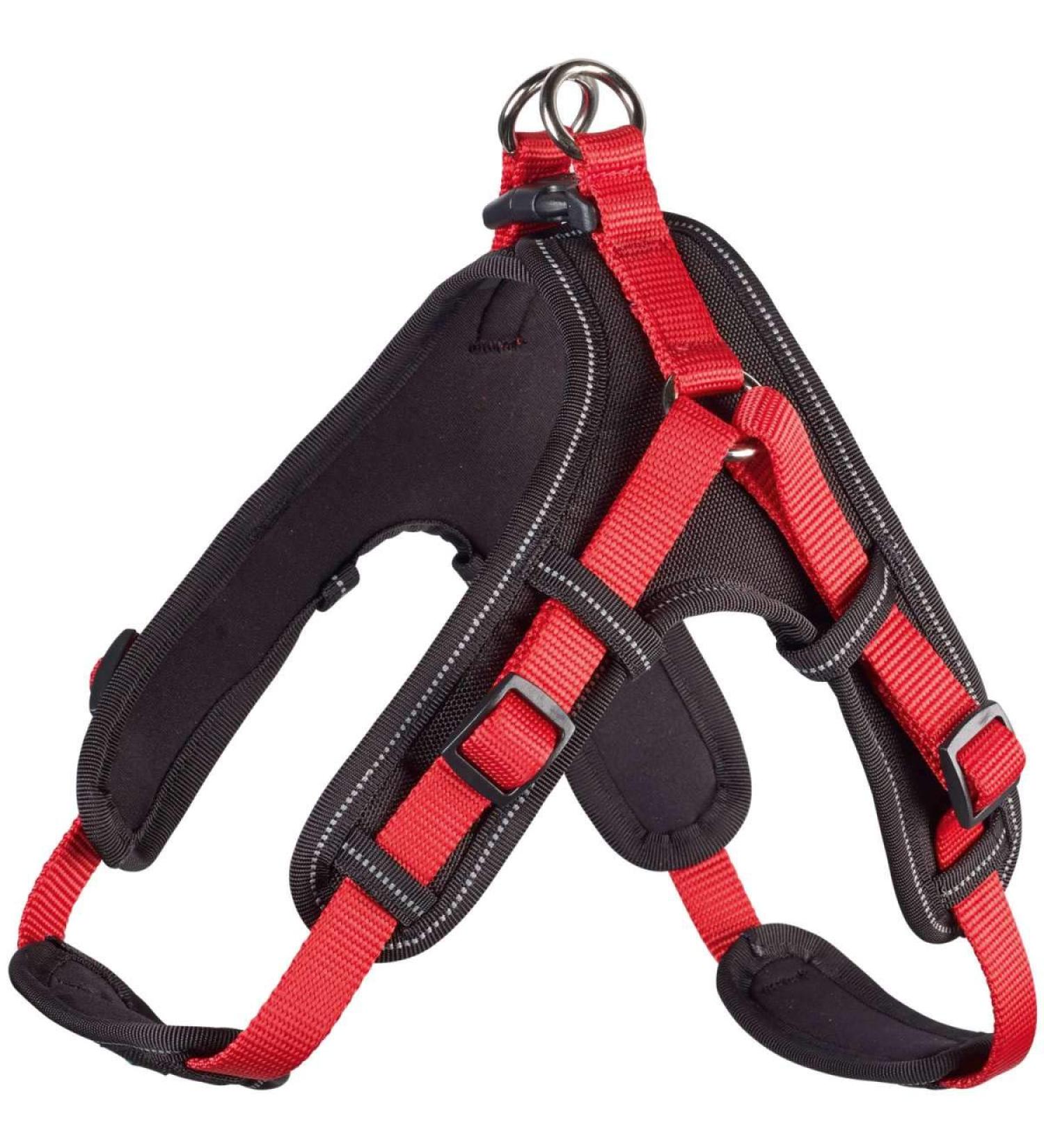 HUNTER harness Neoprene Vario Quick 38 - 45 cm red/black red/black nylon neoprene reflective 38 - 45 cm